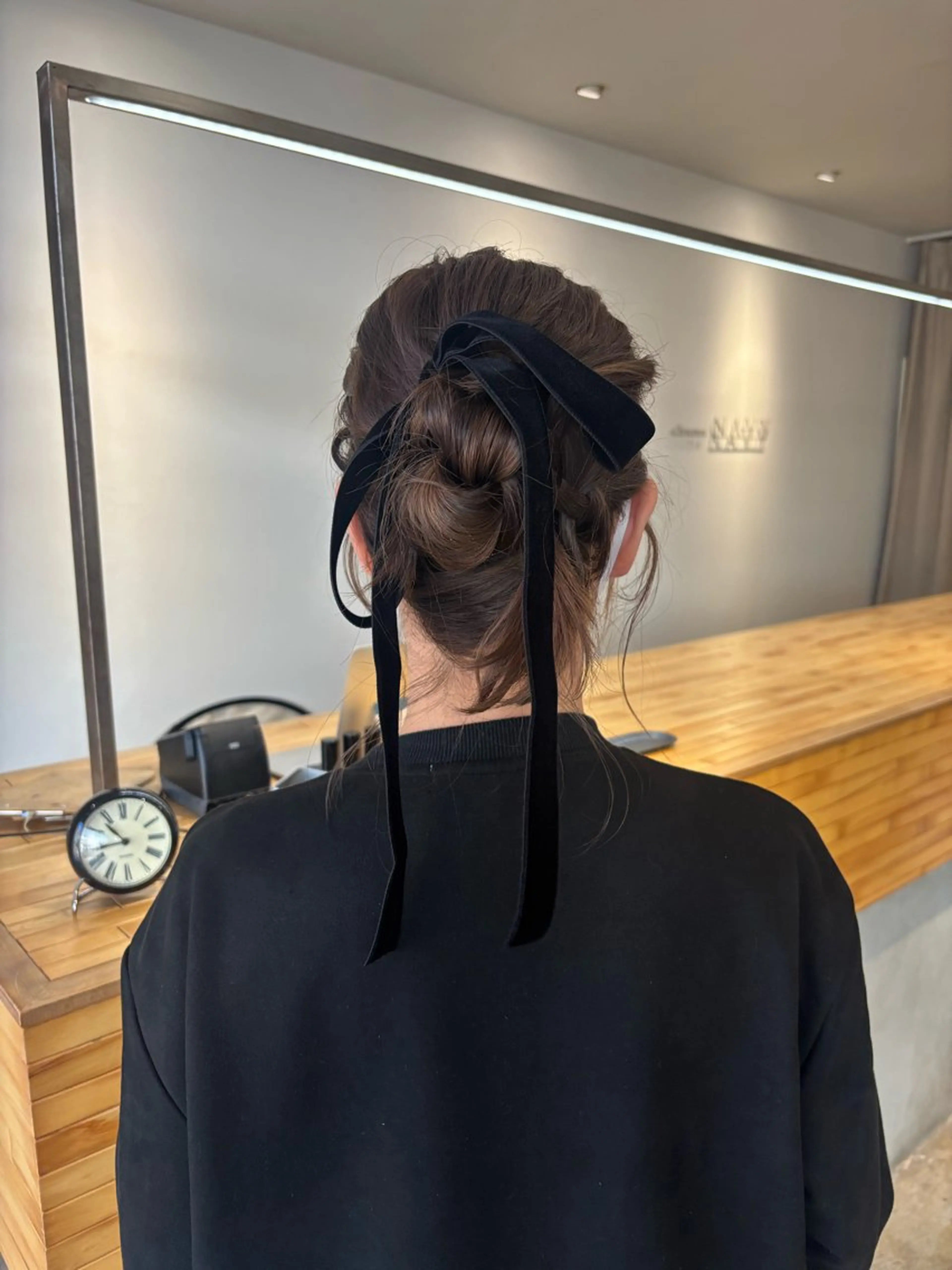 ヘアアレンジ ヘアセット NAVY/ Miharuのヘアスタイル