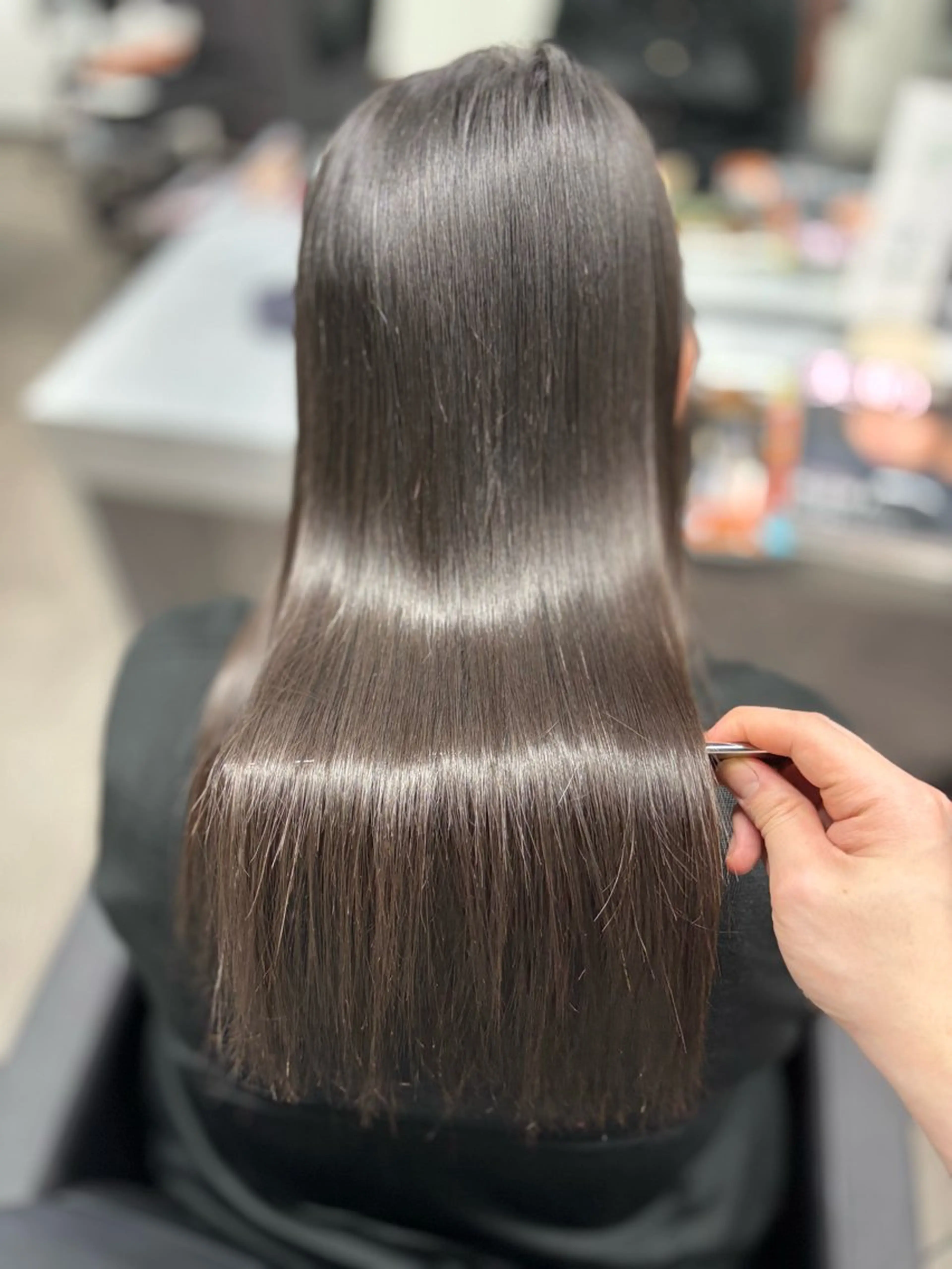 ロング カット 縮毛矯正 トリートメント ala sapporo odori所属・【美髪/うる艶矯正】 ☘️Taketo☘️のヘアスタイル