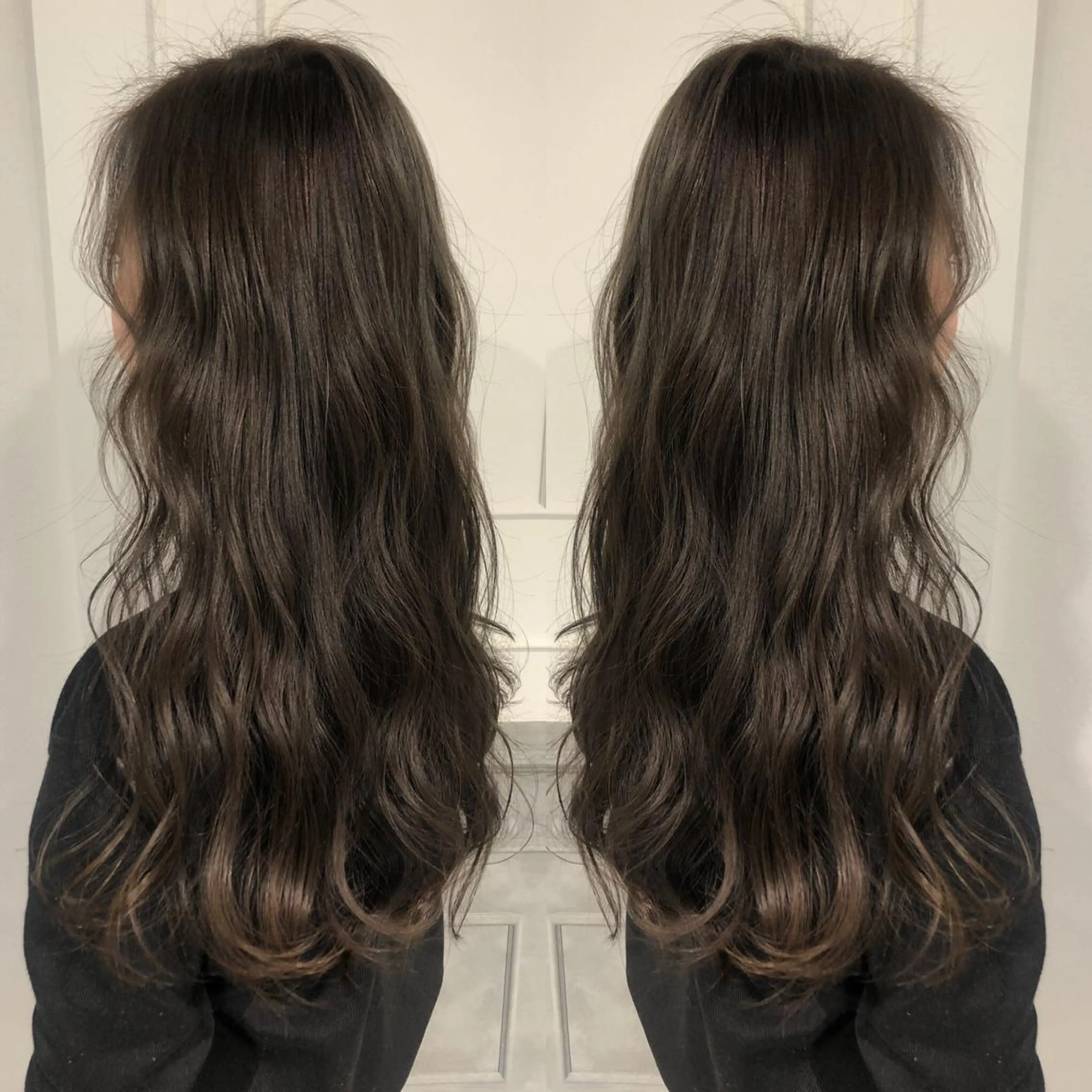 【推しメニュー①🩵】髪質改善カラー/カット/ベホマトリートメントの写真