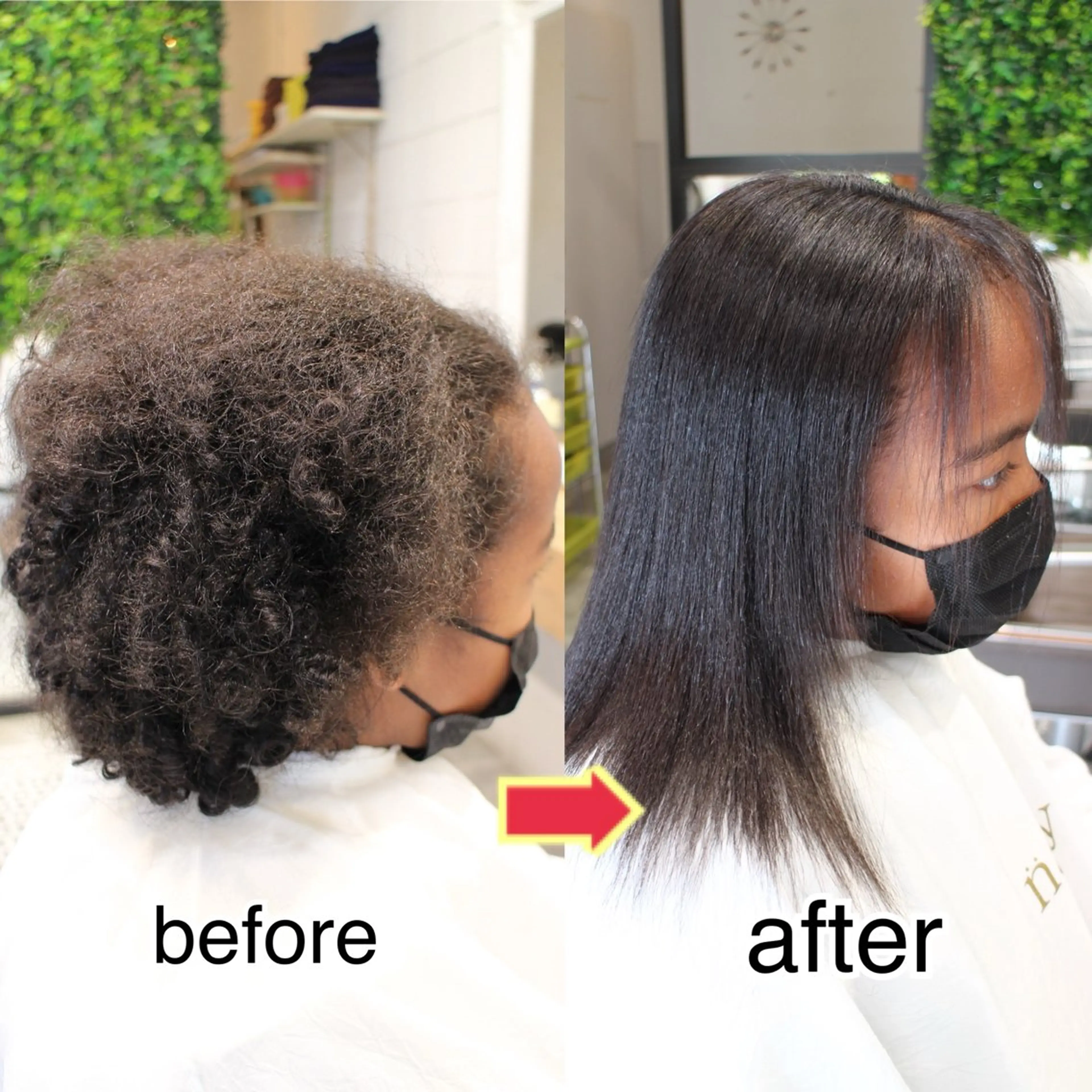 「学生さんサラツヤ縮毛矯正」カット付き20年以上のベテランスタイリストが担当します。カラー等してない小学生​〜​高校生専用。の写真