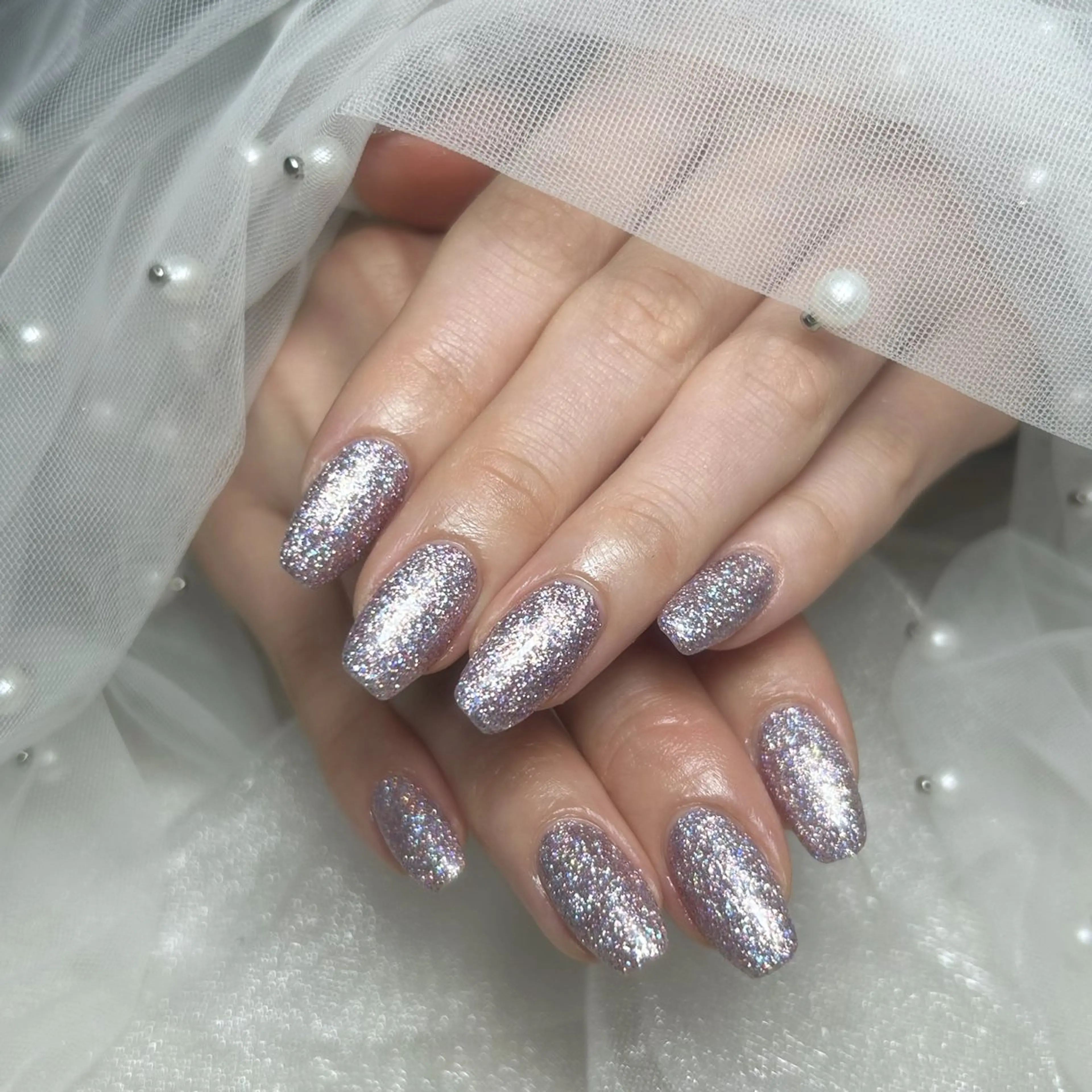 ワンカラー/ラメグラデーションの写真