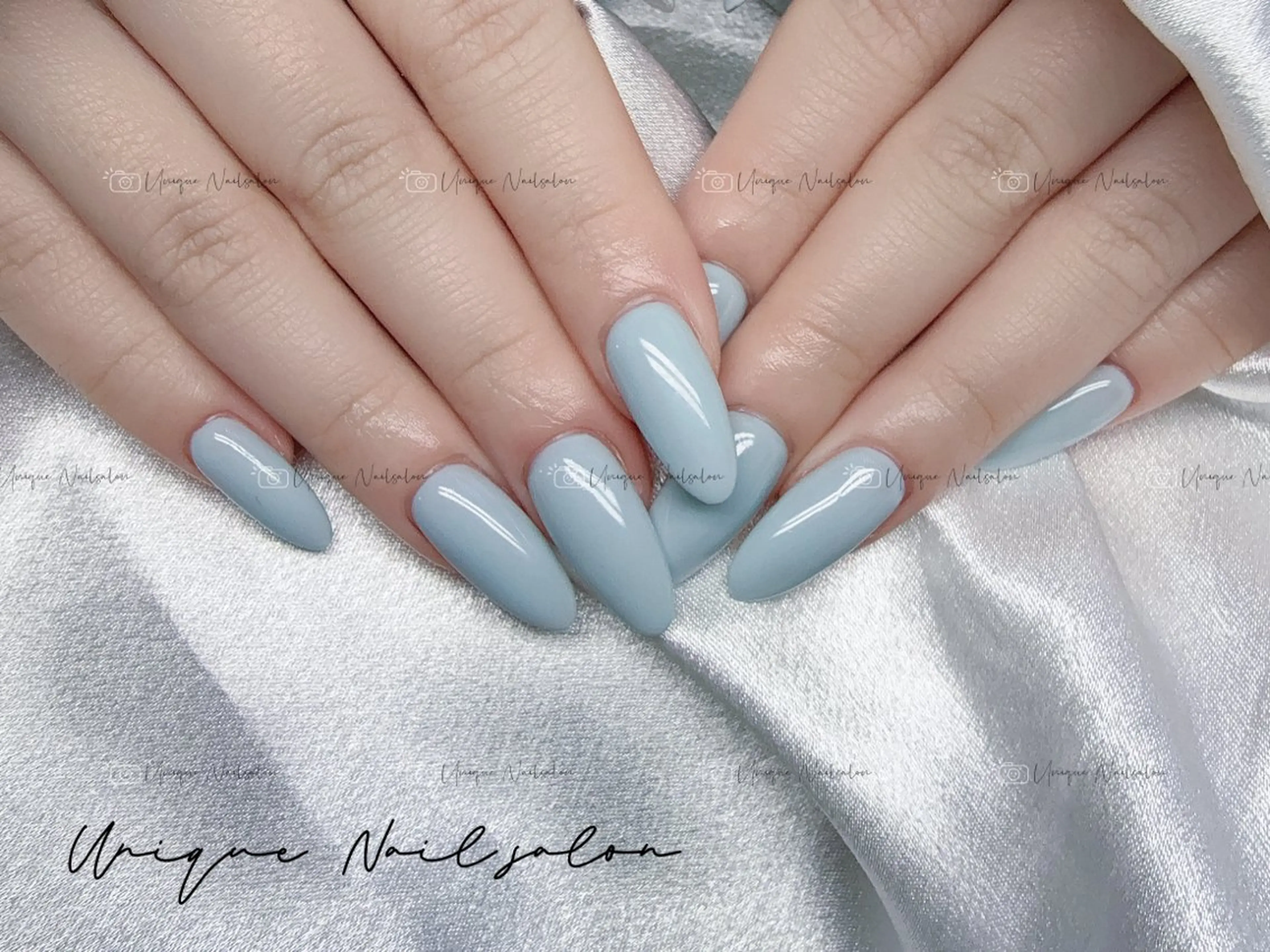ネイル ワンカラーネイル ハンドネイル ハンドケア UniqueNail 長さだし専門店のネイルデザイン