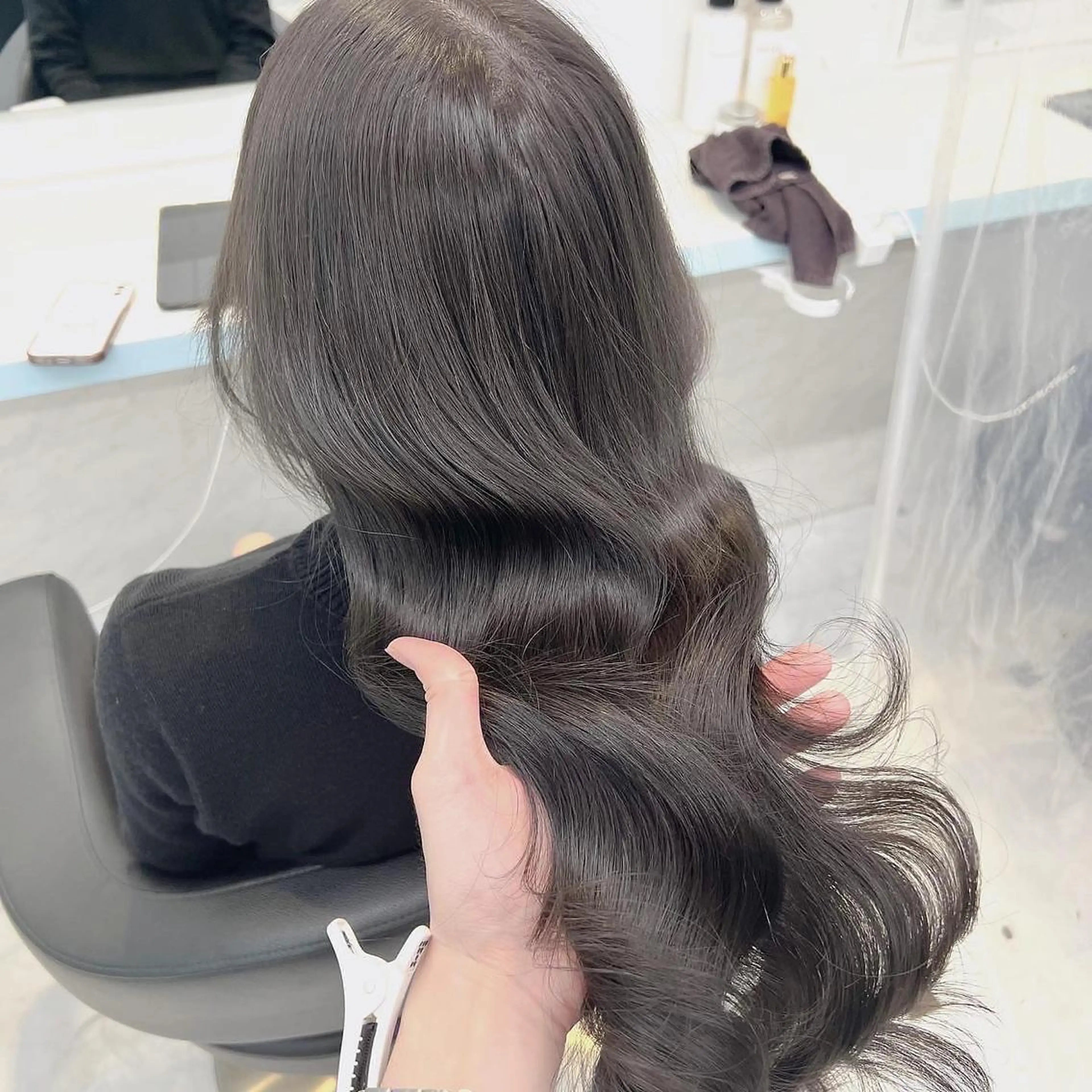 ロング カラー ヘアカラー トリートメント 髪質改善/ハイトーン /新宿/Takutoのヘアスタイル