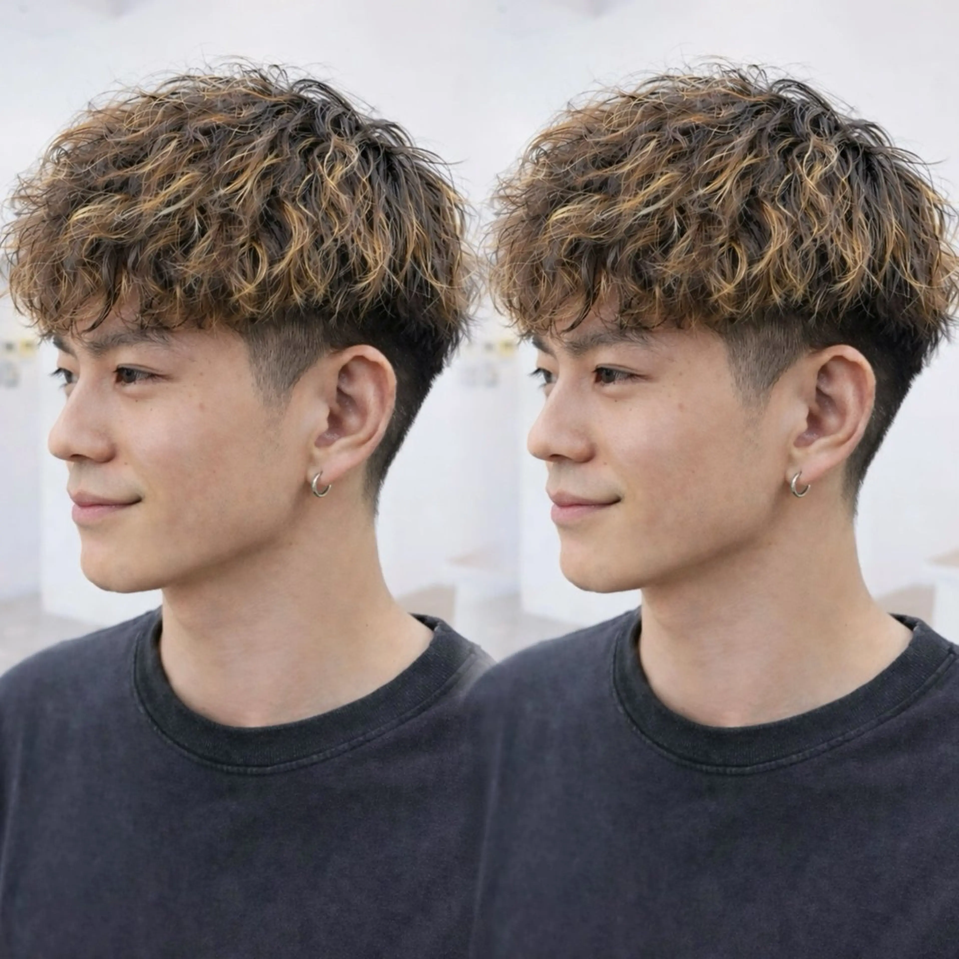 パーマ カット パーマ 透明感カラー💎✨/ 西中島/KUREAのヘアスタイル