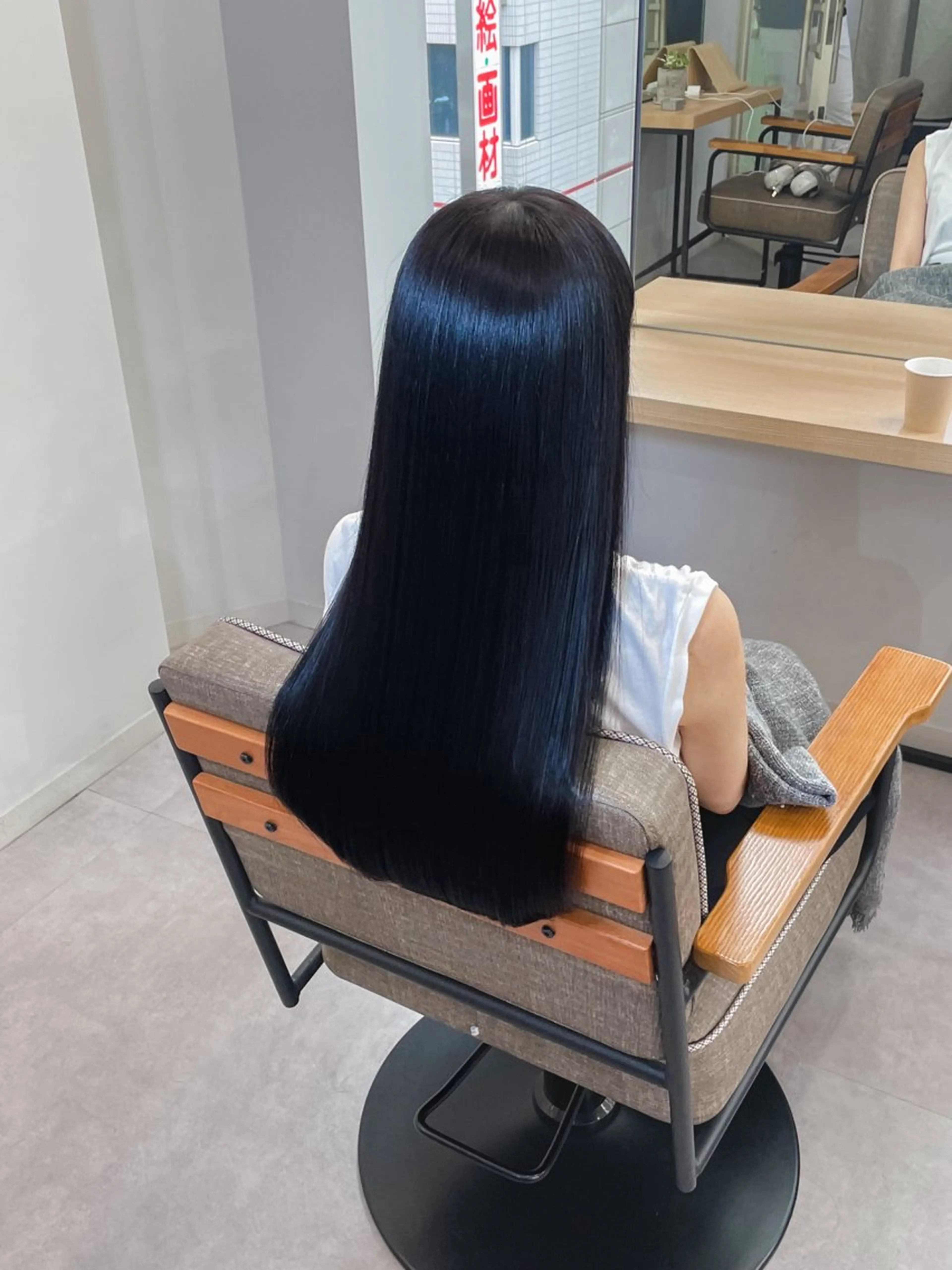 ロング Lachic所属・髪質改善/ストレート 根上のヘアスタイル