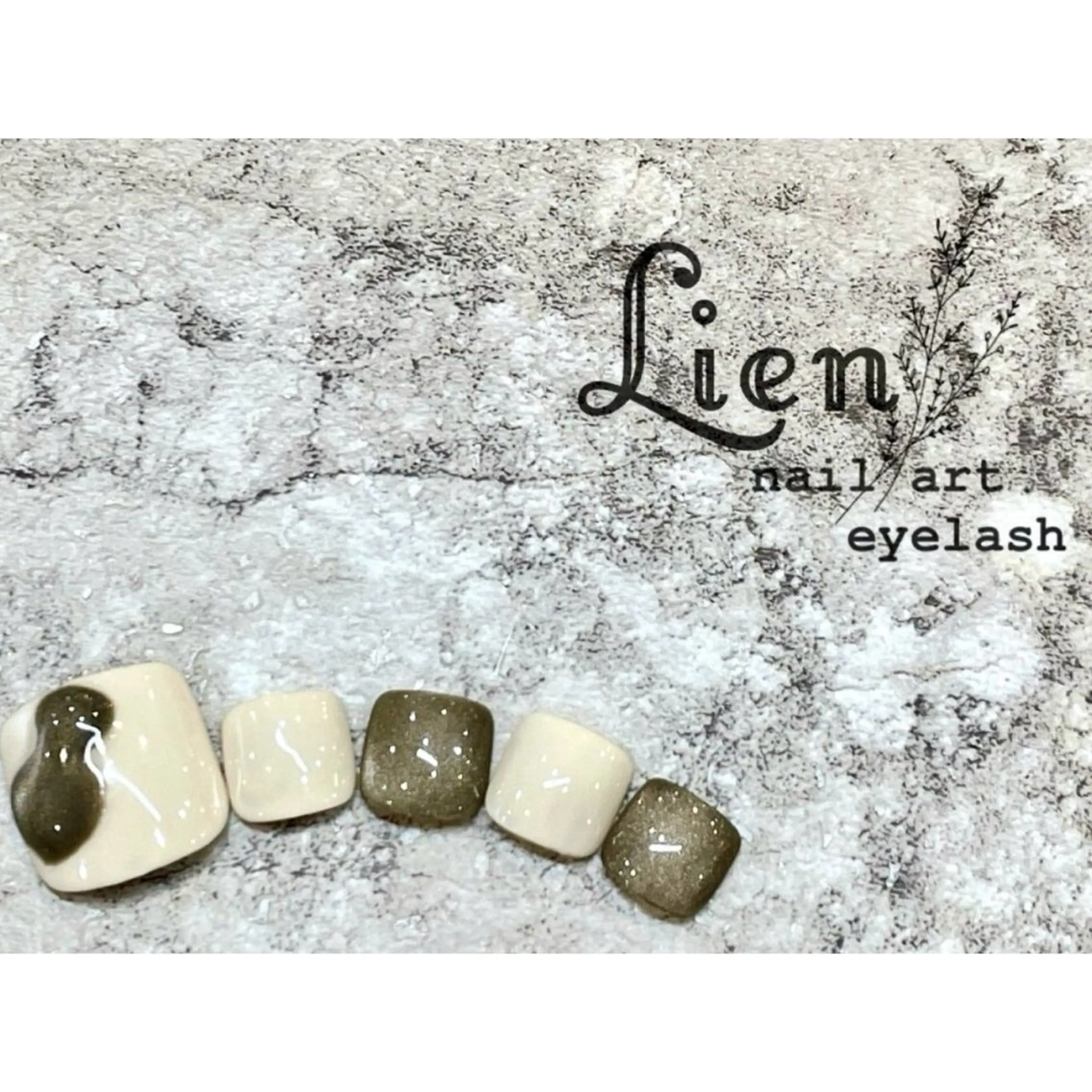 ネイル シンプルネイル nail and eyelash salon Lien 川崎店所属・Lien 川崎店のネイルデザイン