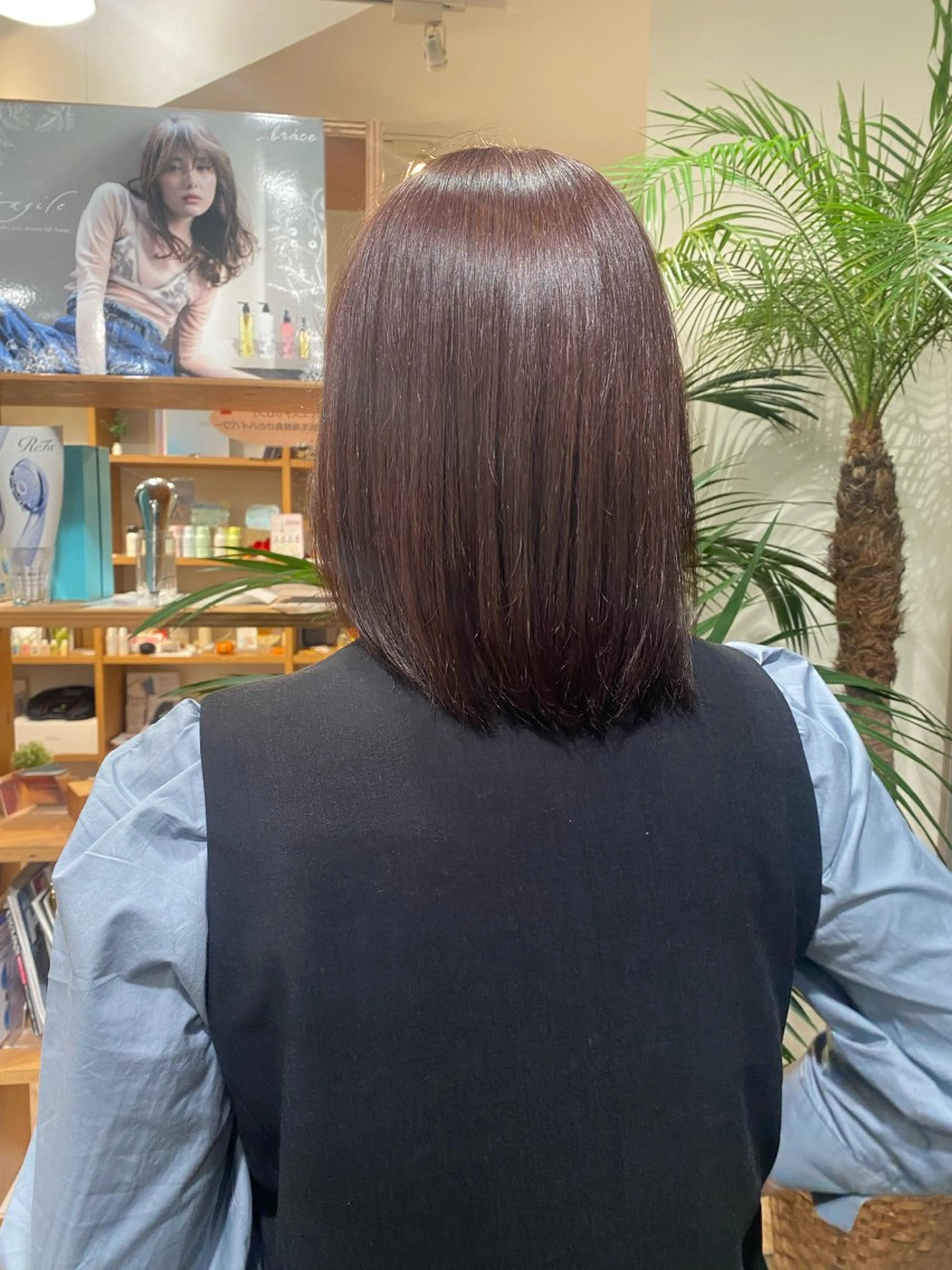 カラー みやもと みくのヘアスタイル