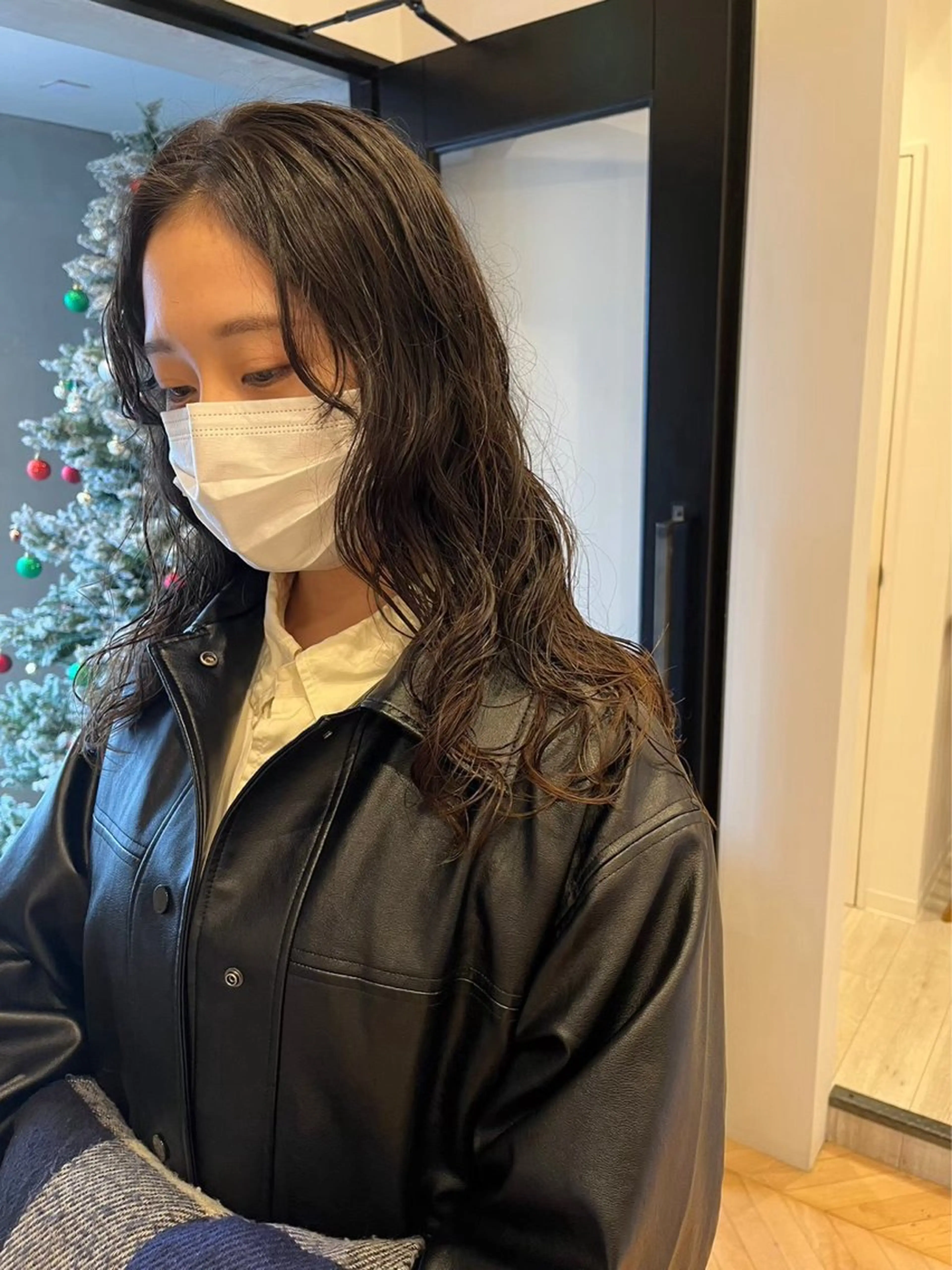 セミロング ベージュカラー🕊️ 新潟駅/谷口大海のヘアスタイル