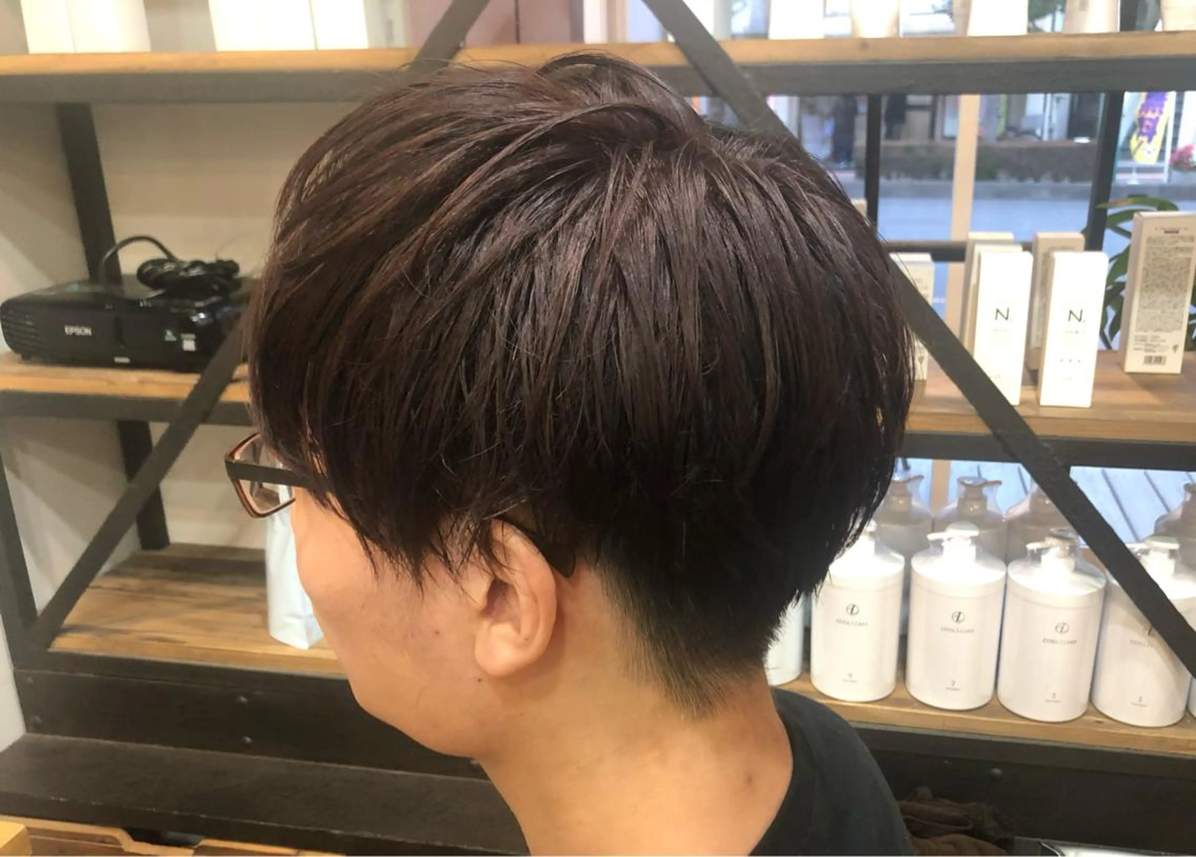 カラー メンズ みねぎし ふうかのヘアスタイル