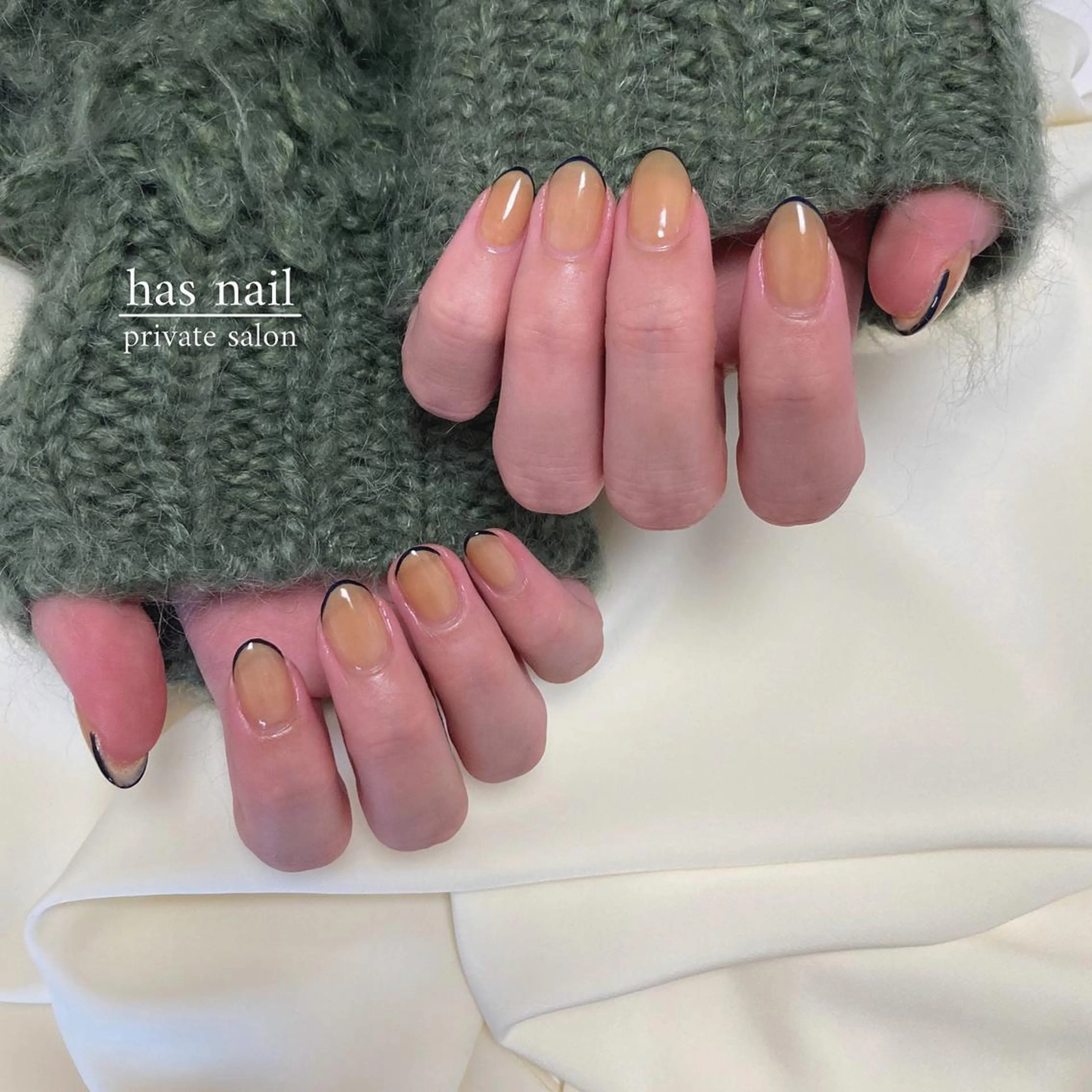 フレンチネイルの写真