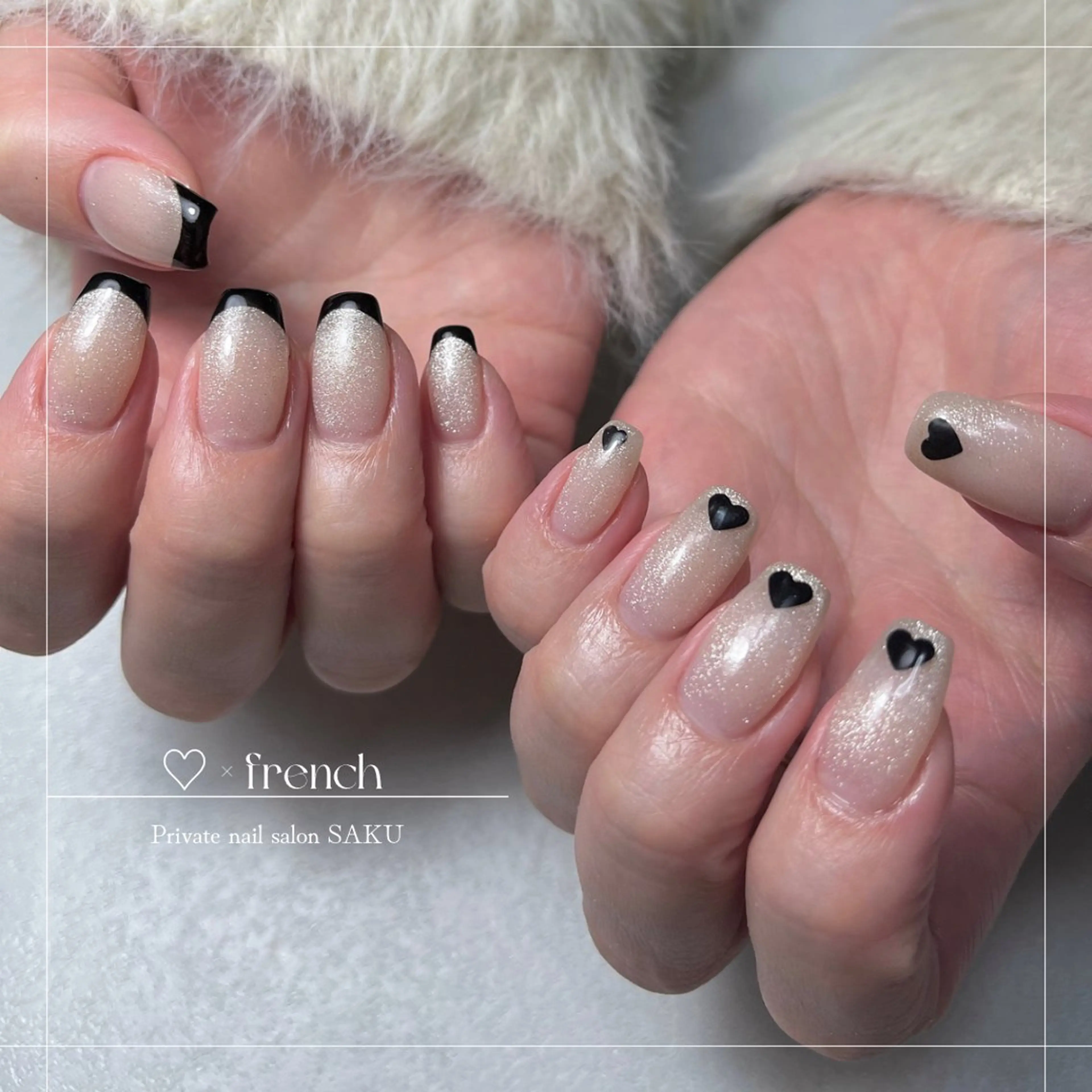 ネイル ニュアンスネイル シンプルネイル SAKU  nail[サクネイル]所属・SAKU nail 作島茜のネイルデザイン