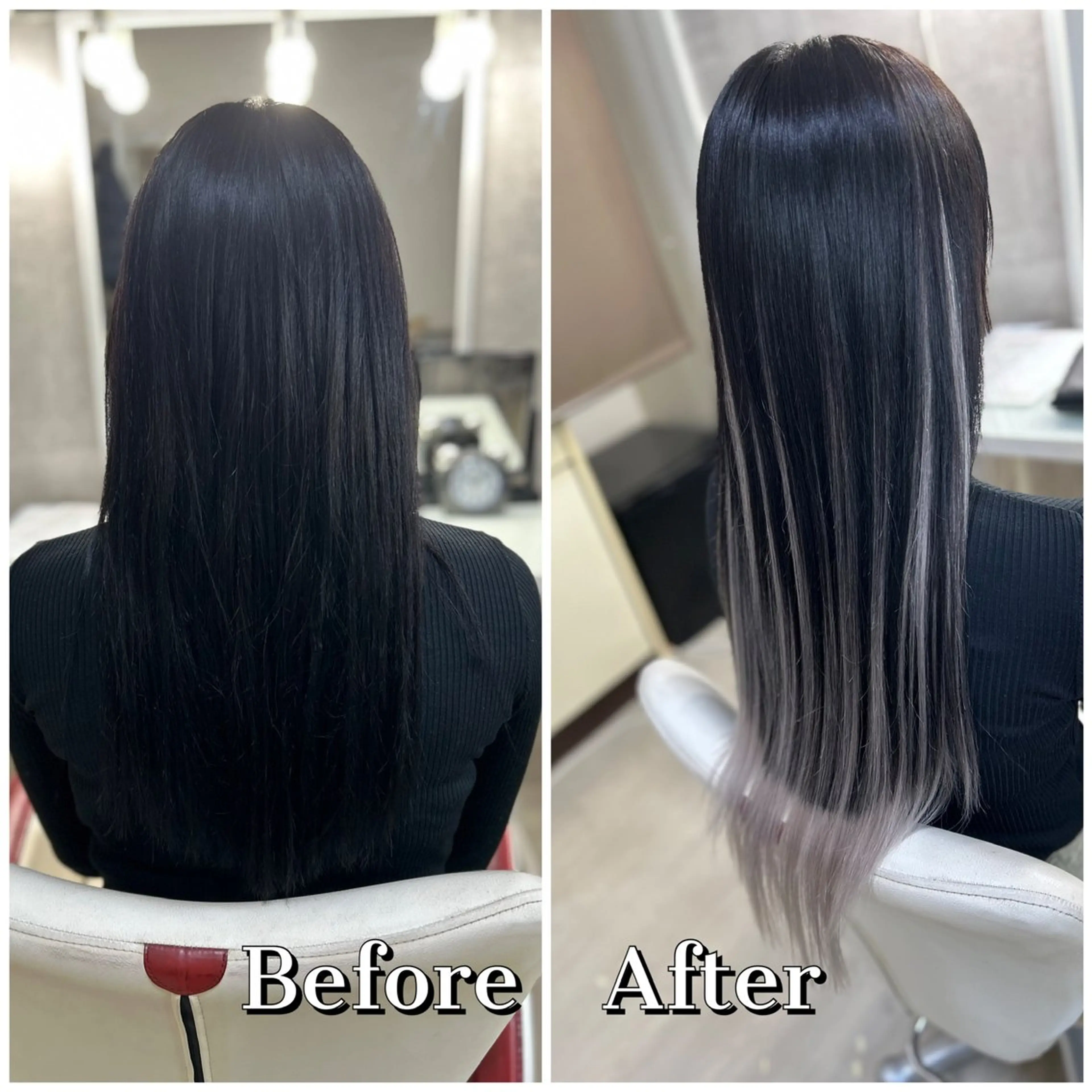 ロング エクステ レイヤーカット エクステ ドレスアップ南草津所属・🫧ドレスアップ 南草津店🫧のヘアスタイル