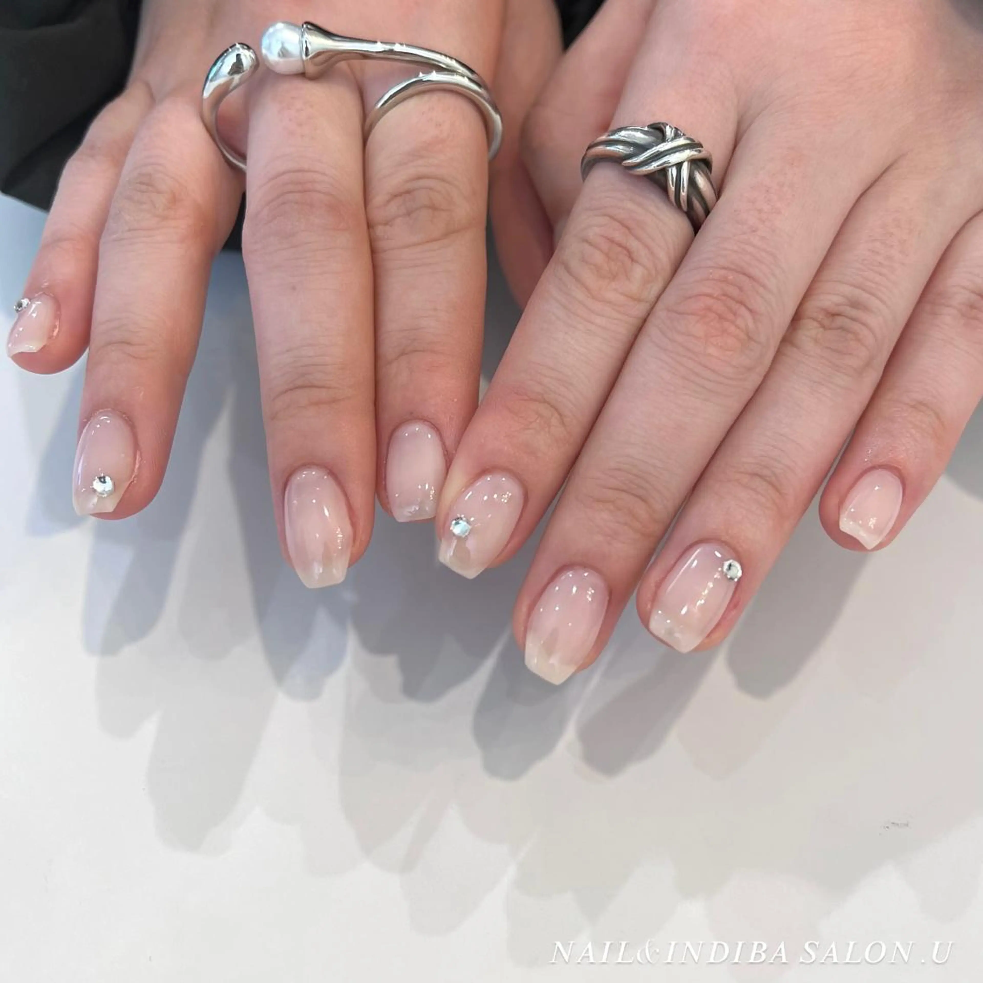 ネイル シンプルネイル Nail Salon .U所属・Sota Nahoのネイルデザイン