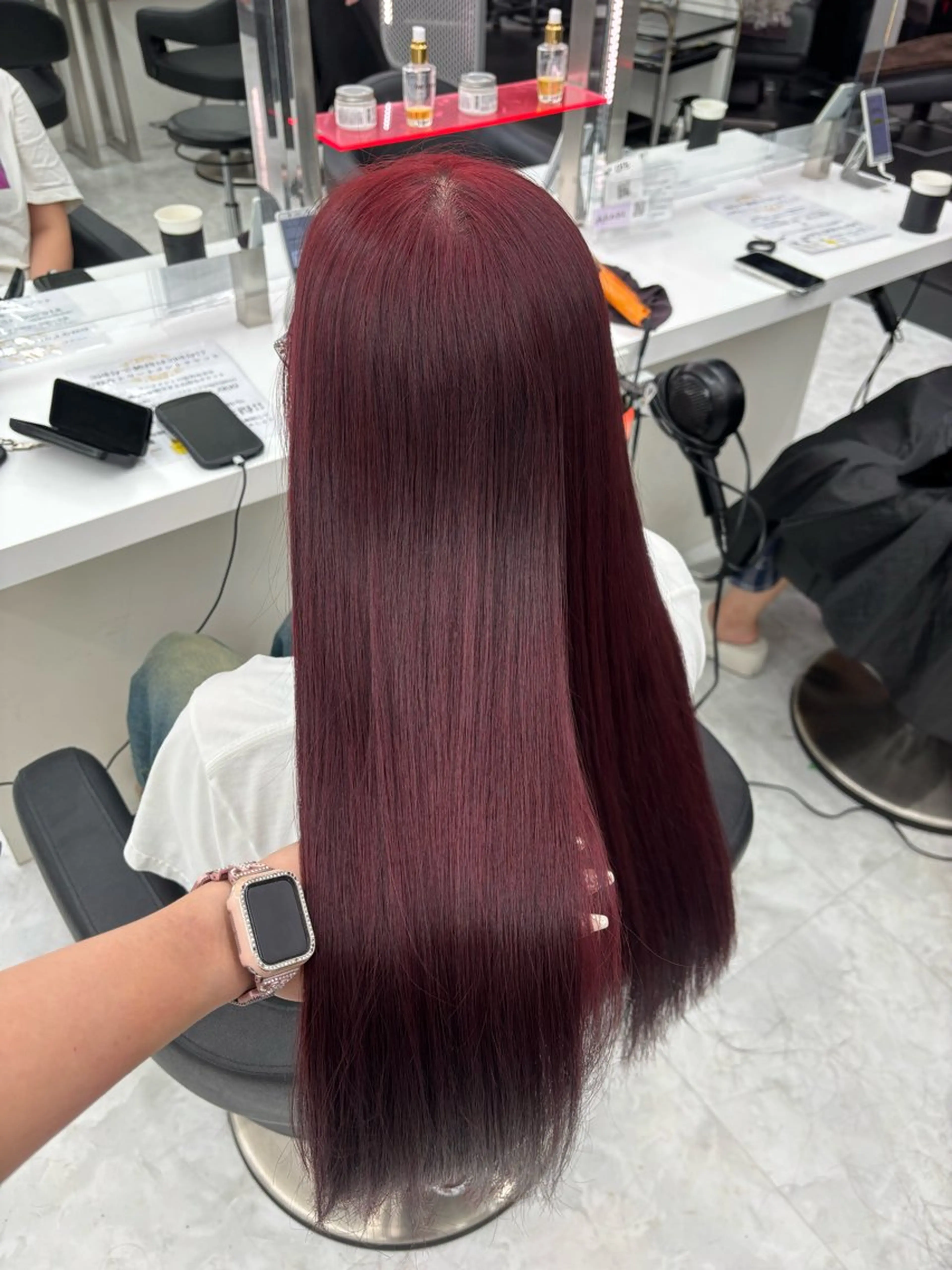 カラー かわいい艶髪🤍 れいな🤍のヘアスタイル