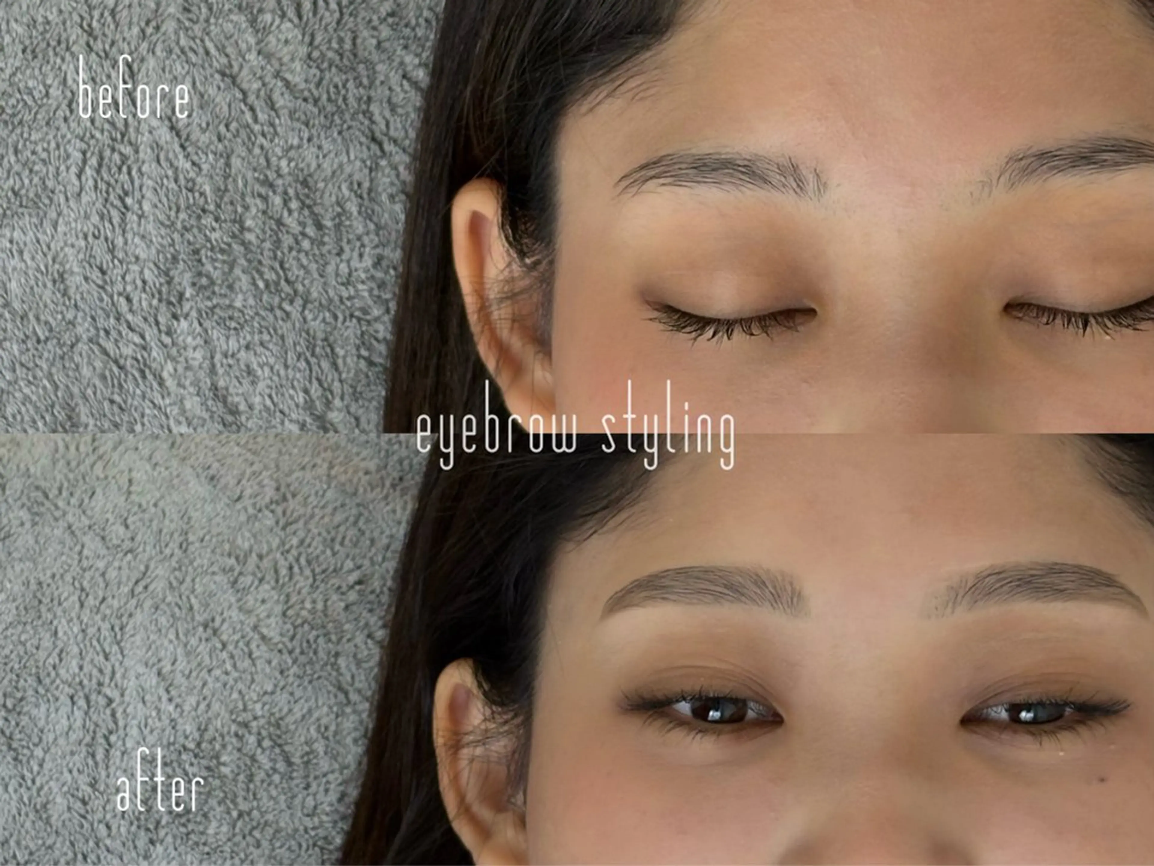 【骨格顔バランス付】アイブロウスタイリング（wax脱毛）¥5500の写真