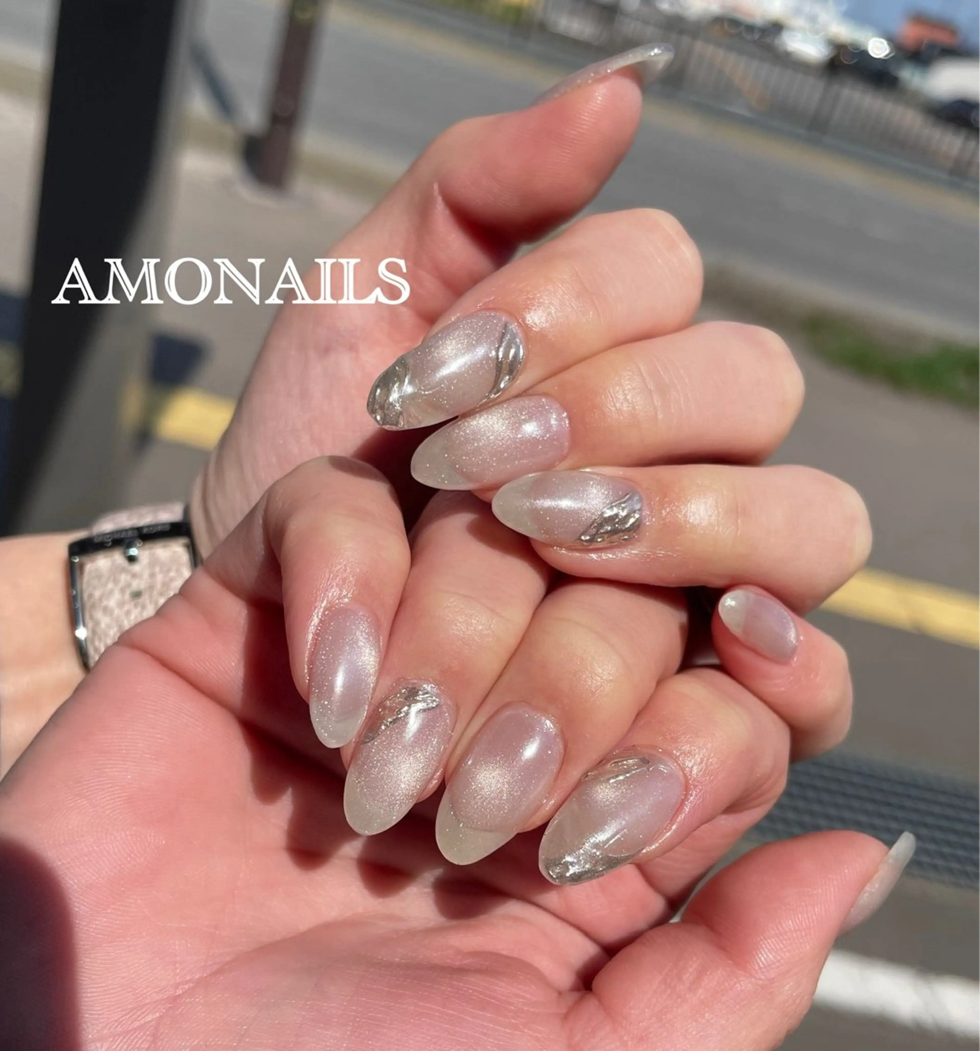 ネイル 氷ネイル・うるうるネイル AMONAILS *.のネイルデザイン