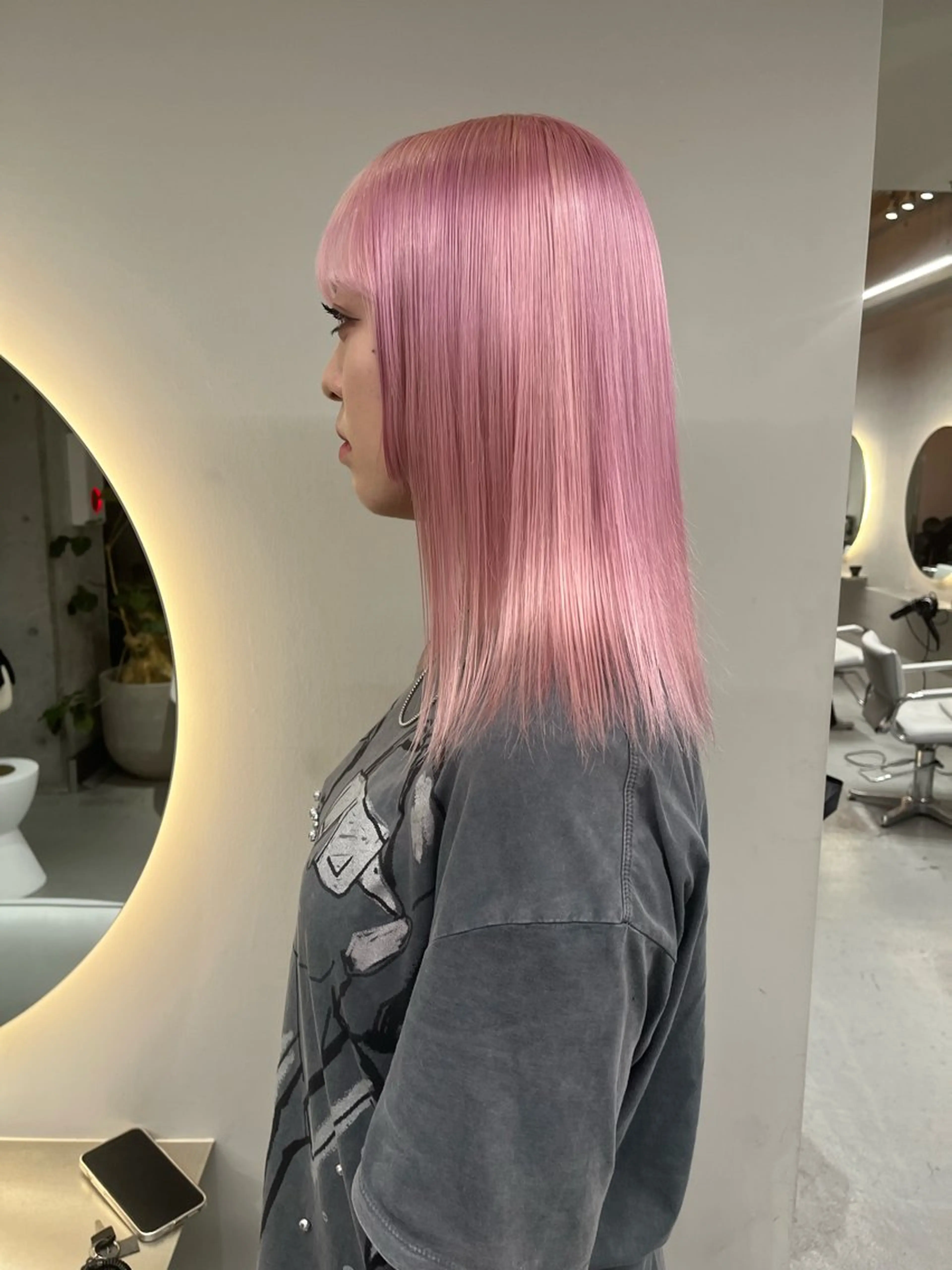 カラー 艶ブリーチ/表参道 ハイトーン /実乃梨のヘアスタイル