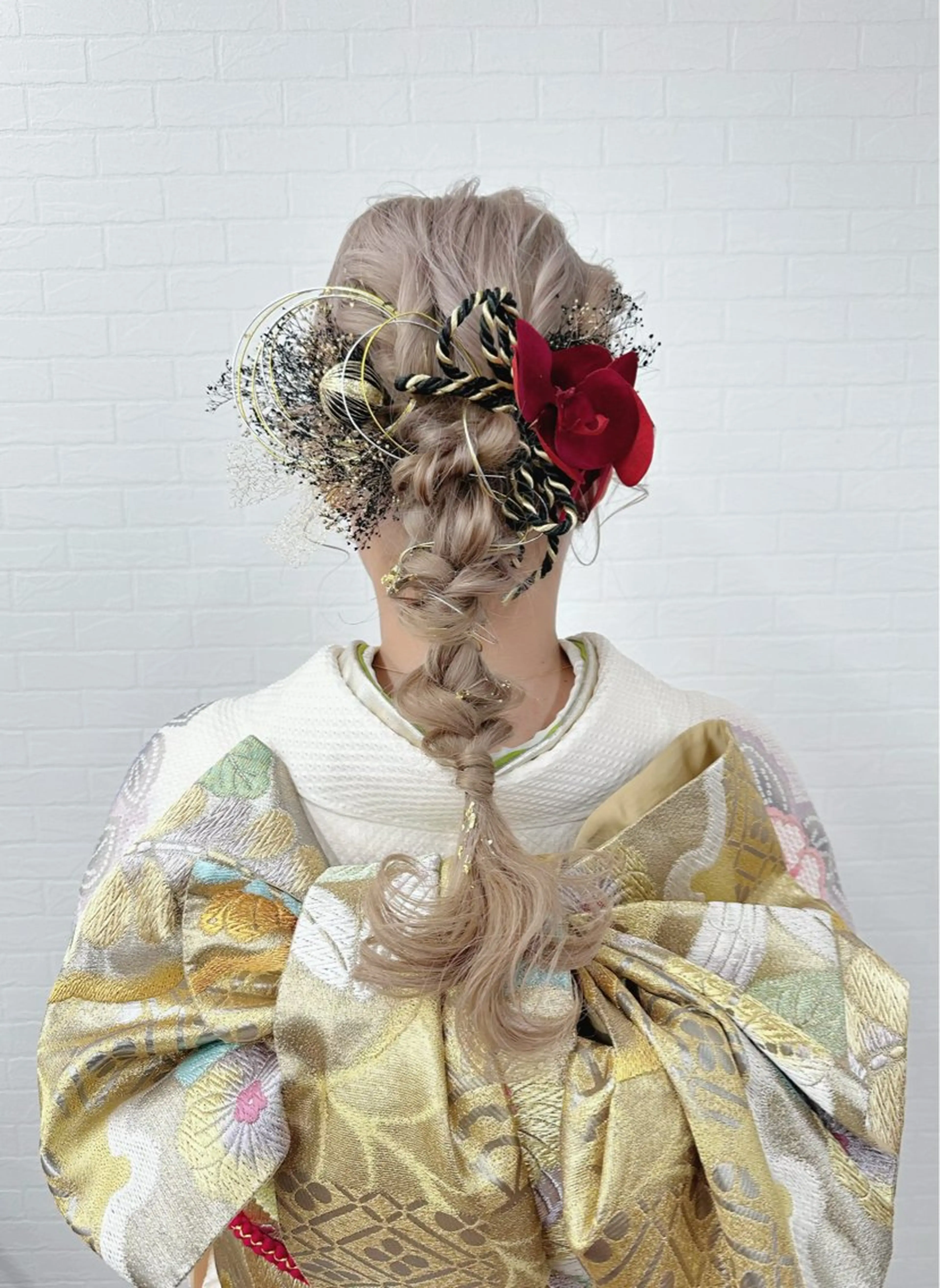 成人式前撮り.結婚式などにおすすめ💕振袖着付け＋ヘアセットの写真