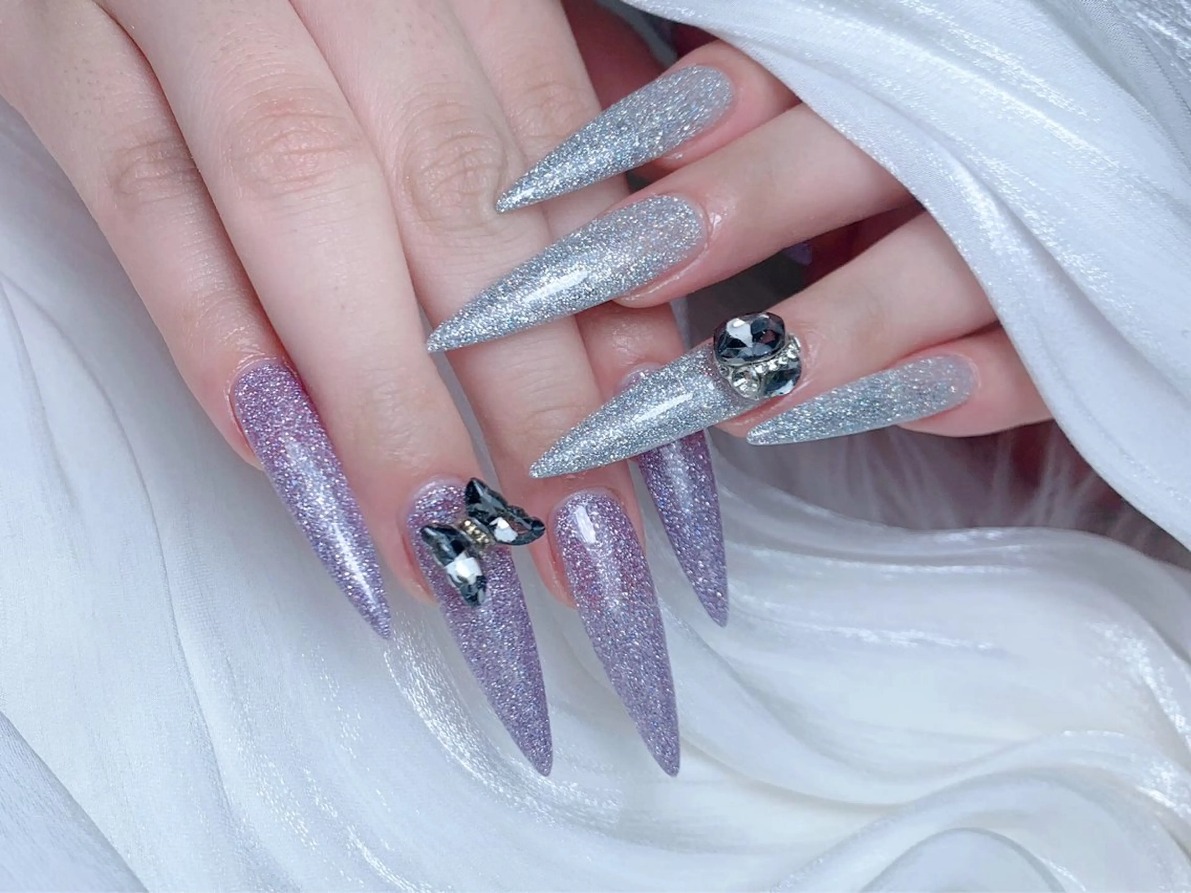 ネイル ハンドネイル M🌷nail 長さだし専門店のネイルデザイン