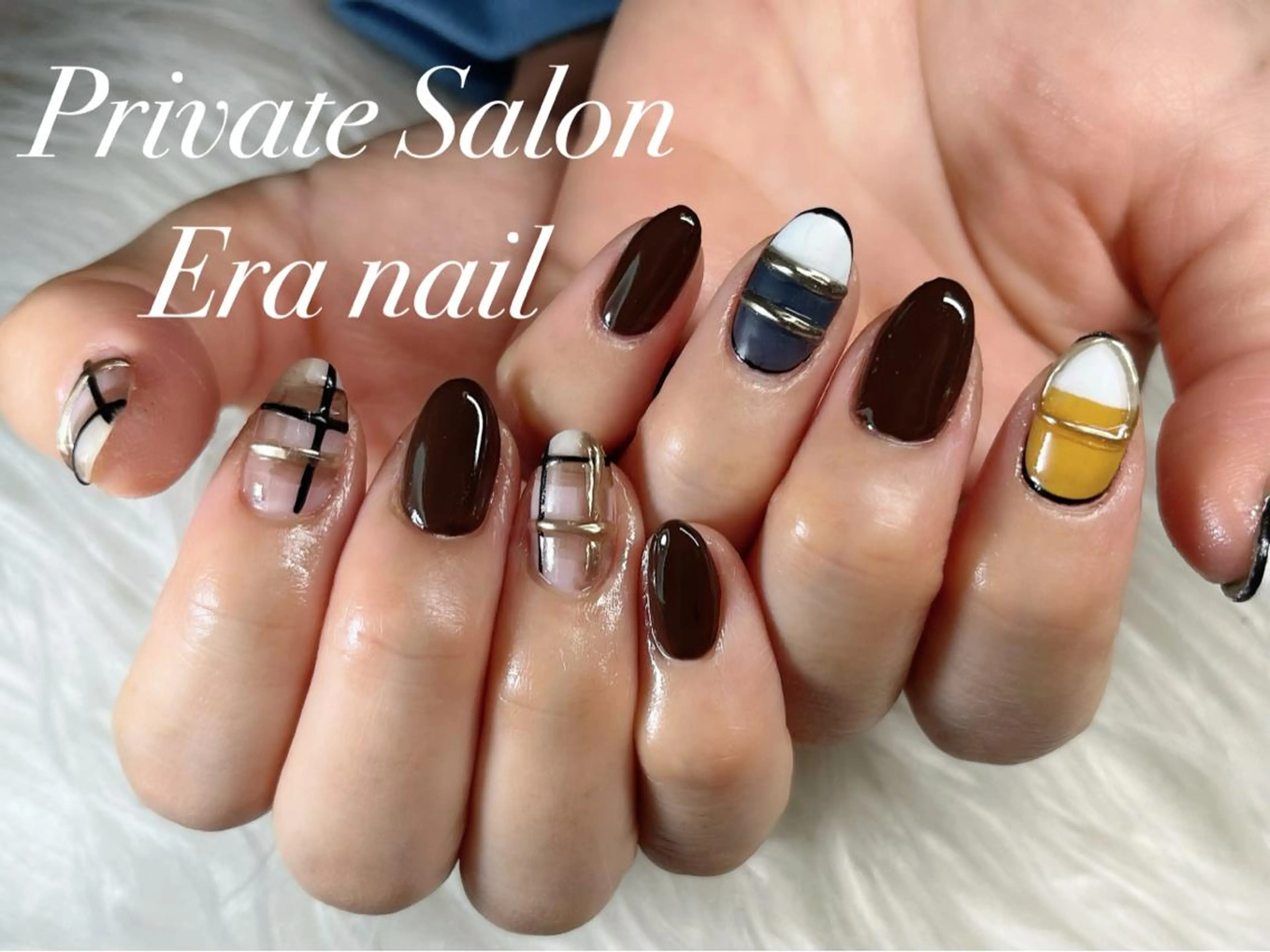 ネイル マットネイル 持ち込み Era nailのネイルデザイン