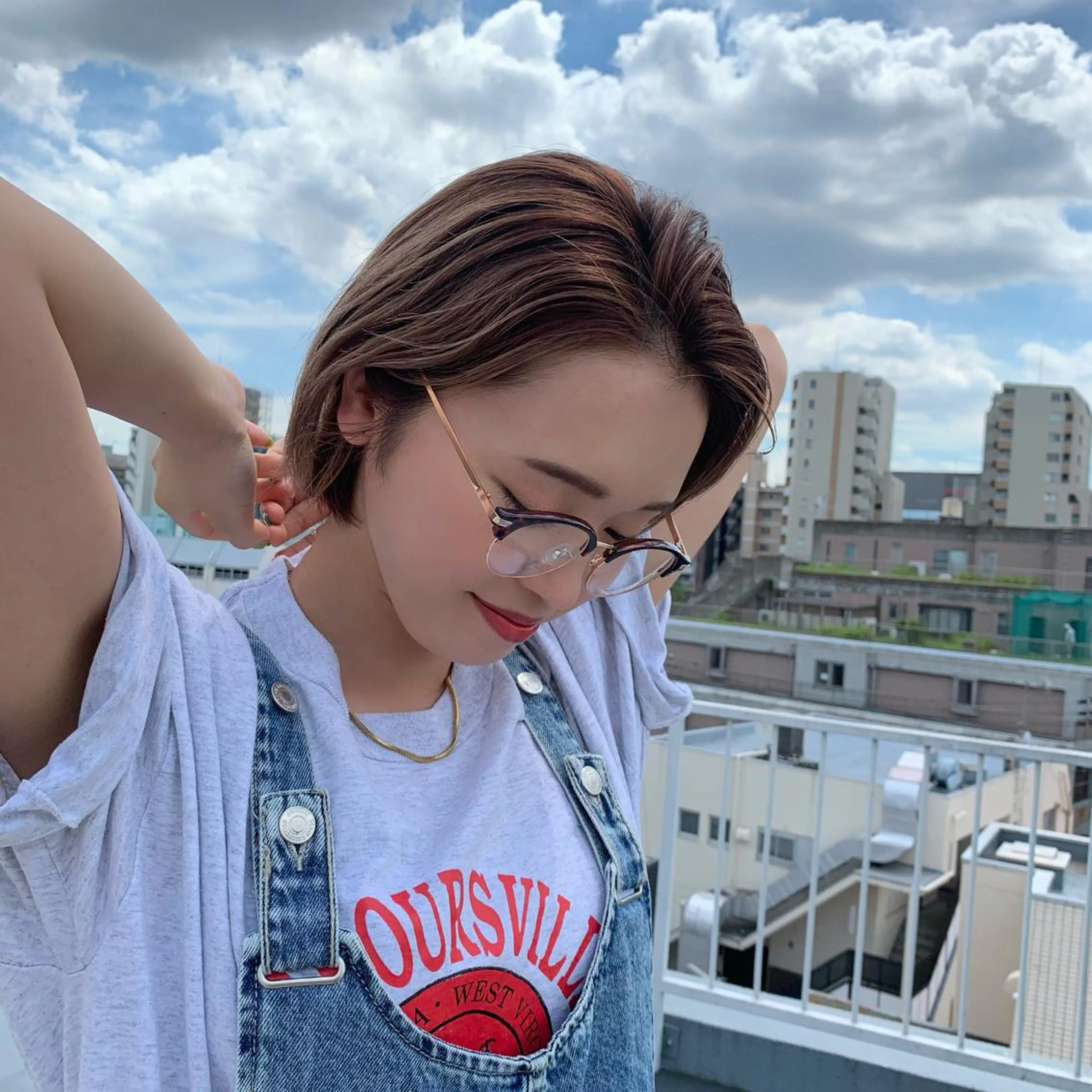 ショート カラー カット ヘアカラー トリートメント ノグチ ナツコのヘアスタイル