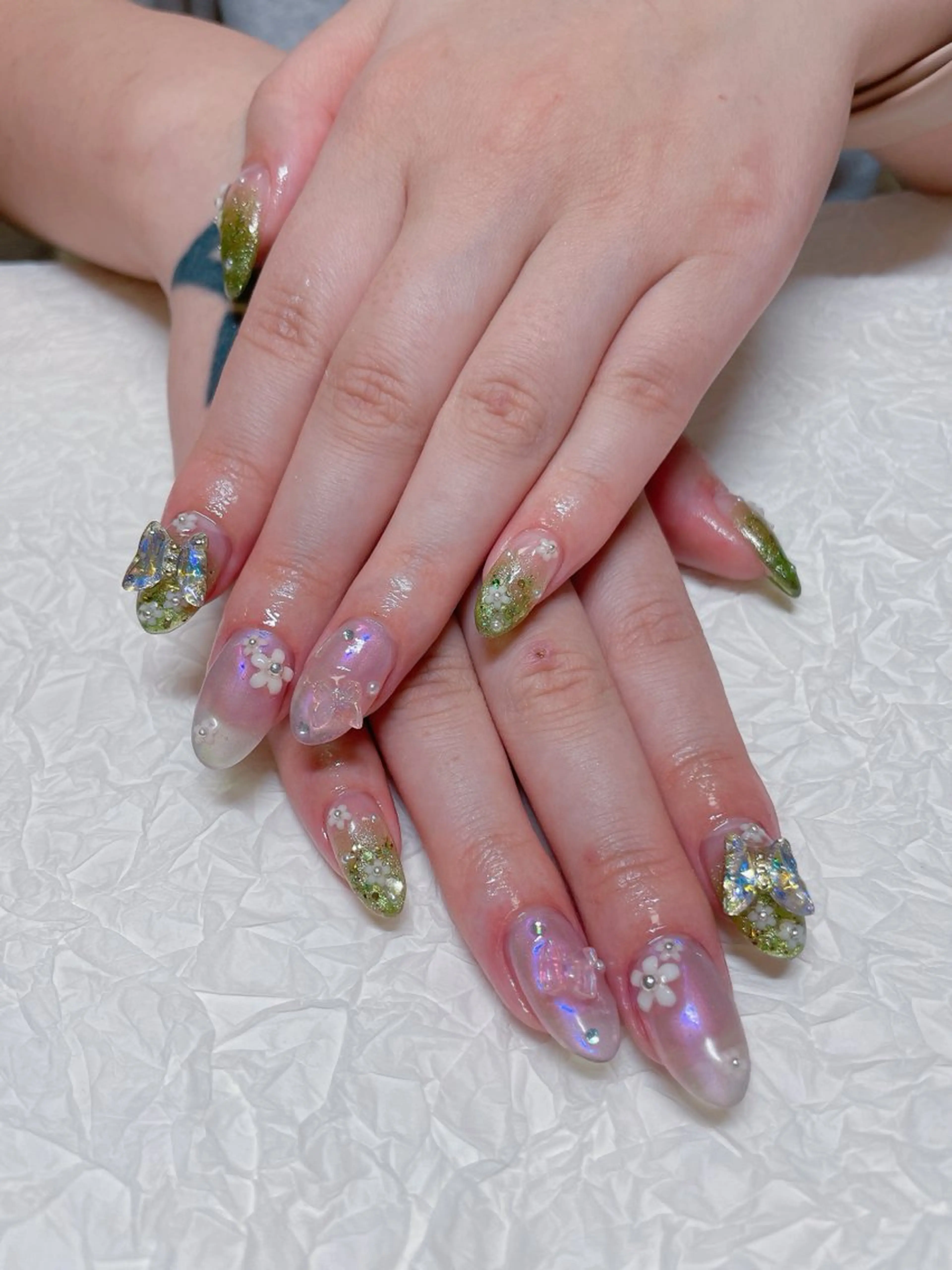 ネイル 持ち込み ハンドネイル ハンドケア ゆ か_Nails💫のネイルデザイン