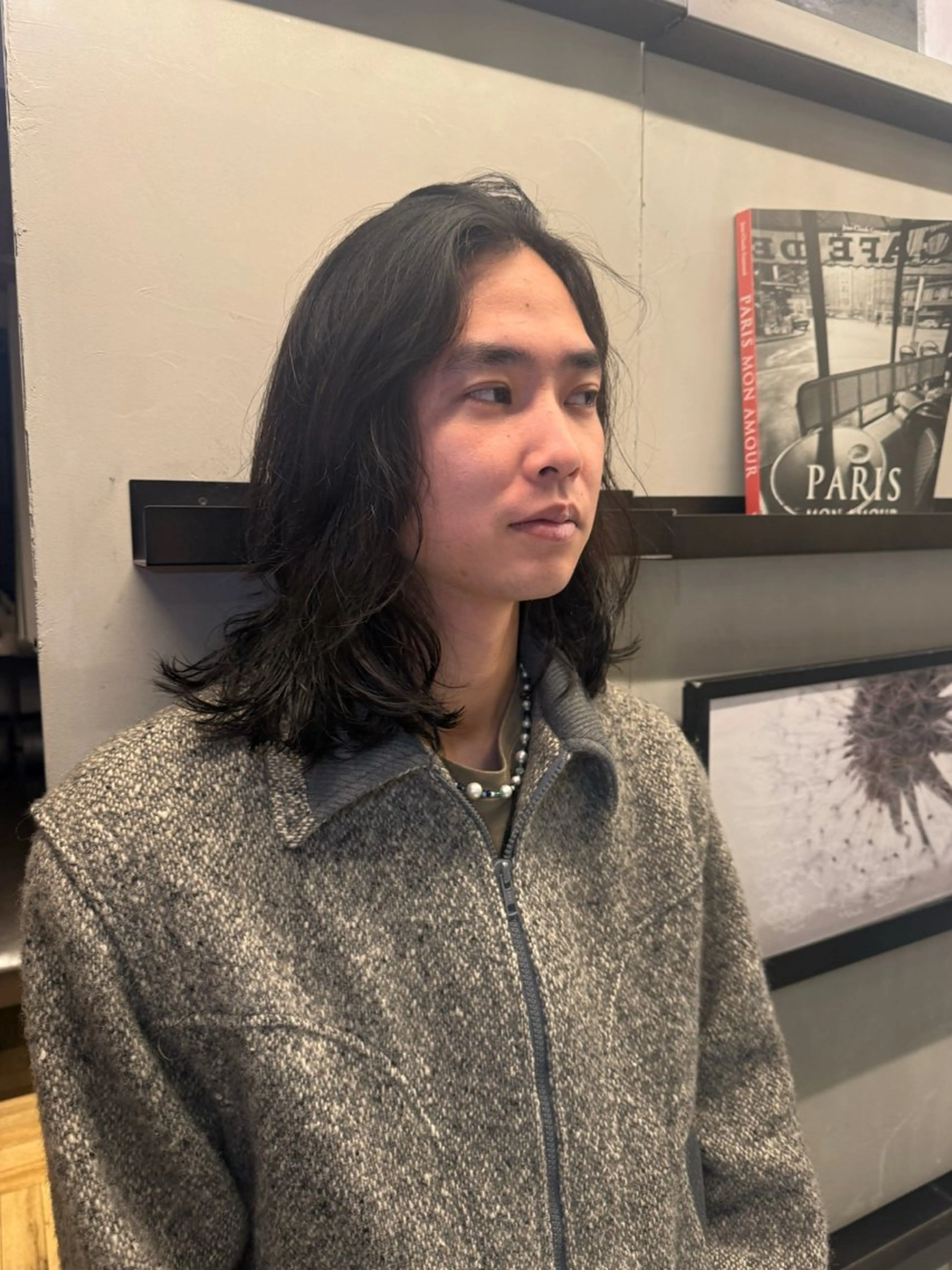 ミディアム メンズ カット matsuri /ロングモデル募集中のヘアスタイル