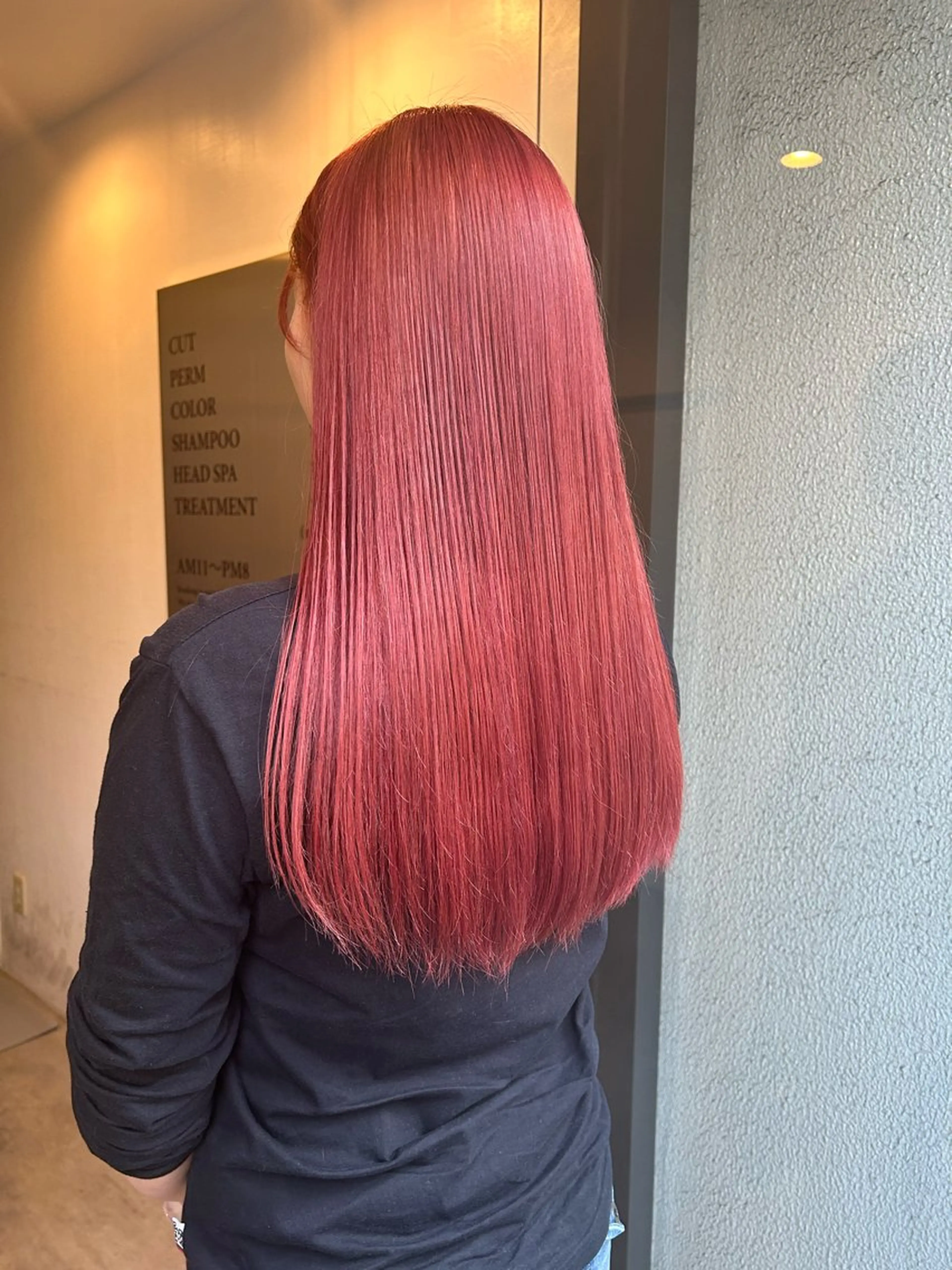 ロング カラー ブリーチ hen所属・心斎橋/レイヤー/ ブリーチ/モエのヘアスタイル