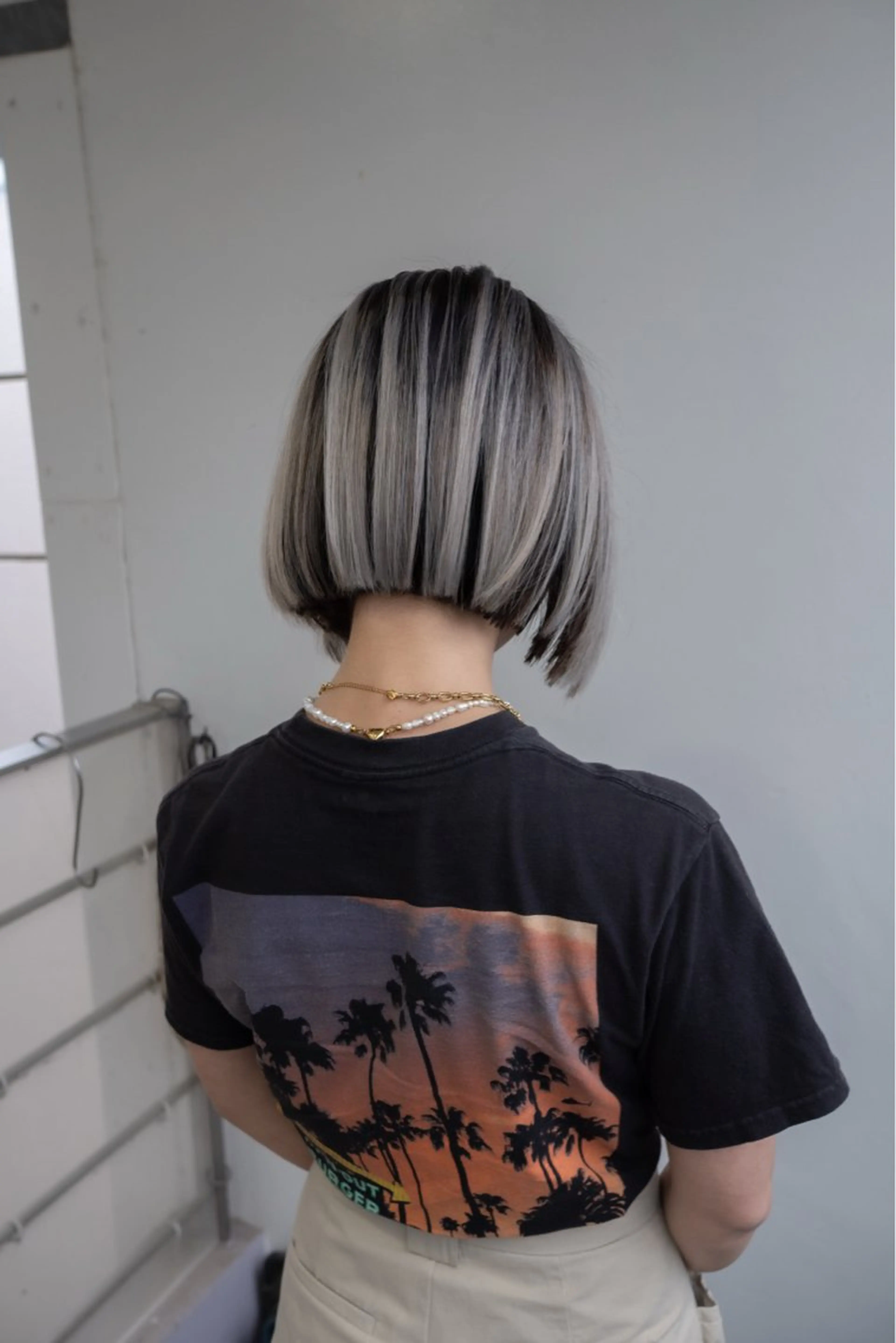 ショート カラー デザインカラー ボブ ショート/レイヤー なら石井知希のヘアスタイル