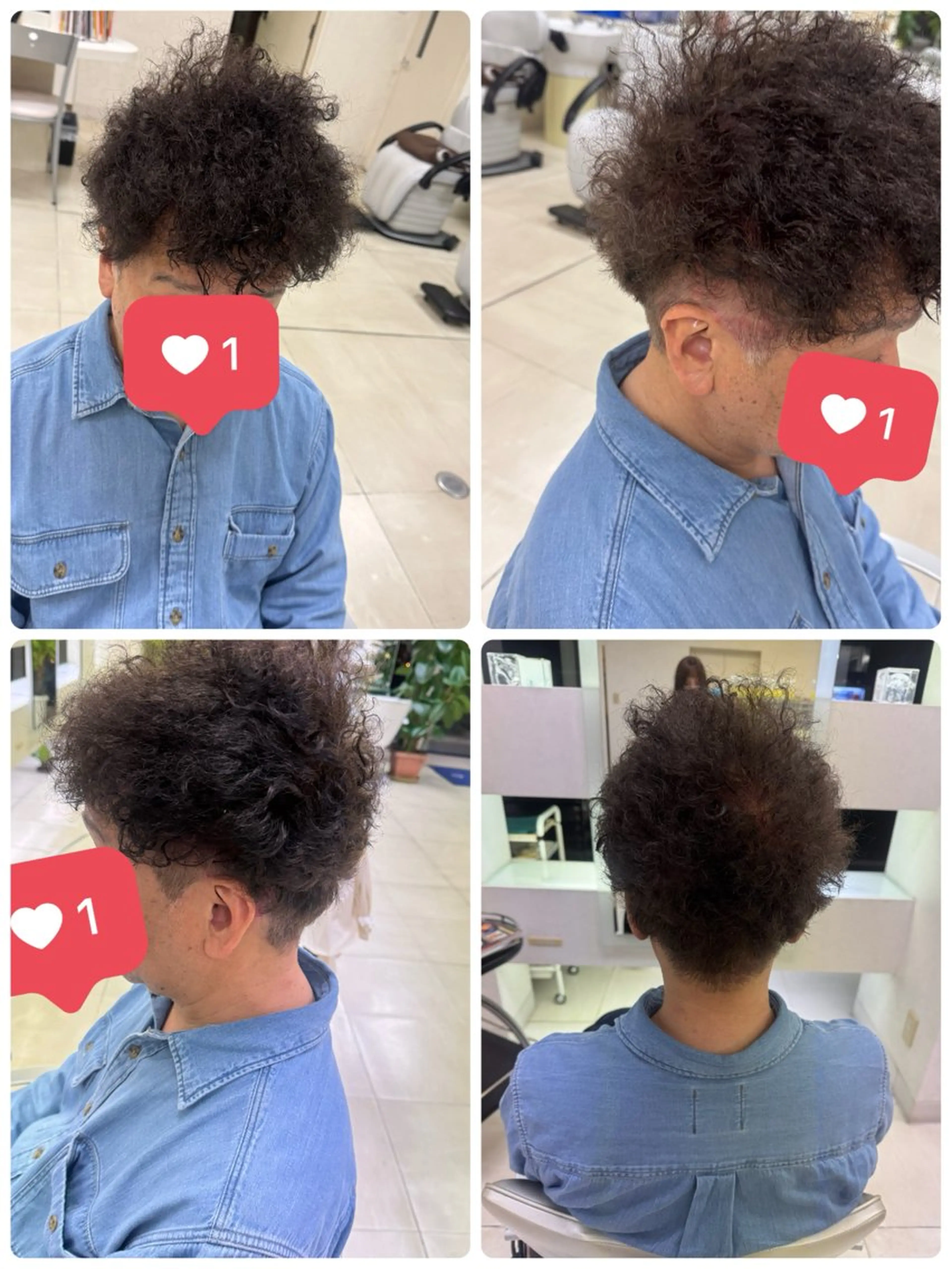 メンズ メンズパーマ タカハシ リナのヘアスタイル