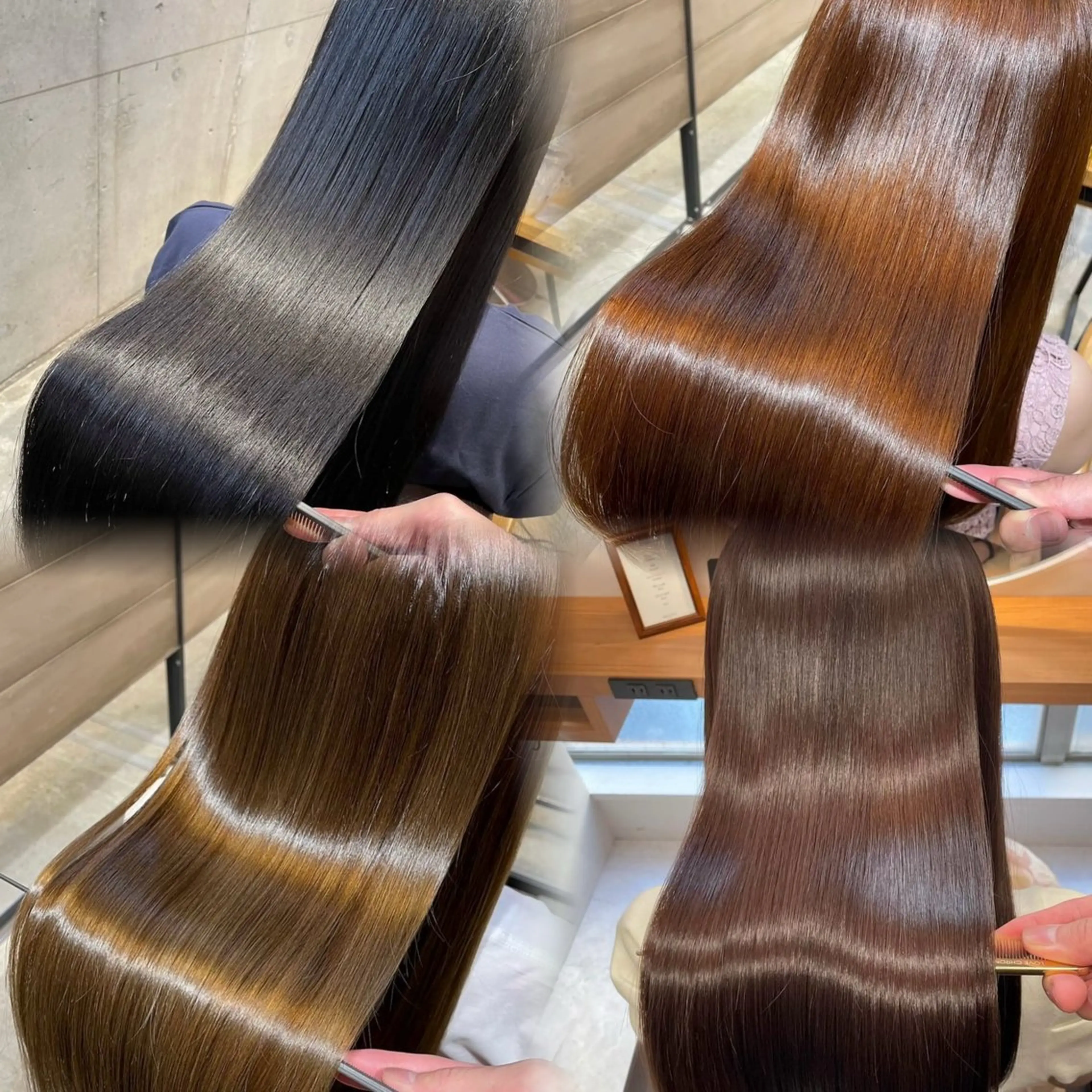 ロング トリートメント 韓国/ワンホンヘア 髪質改善/MaCoのヘアスタイル