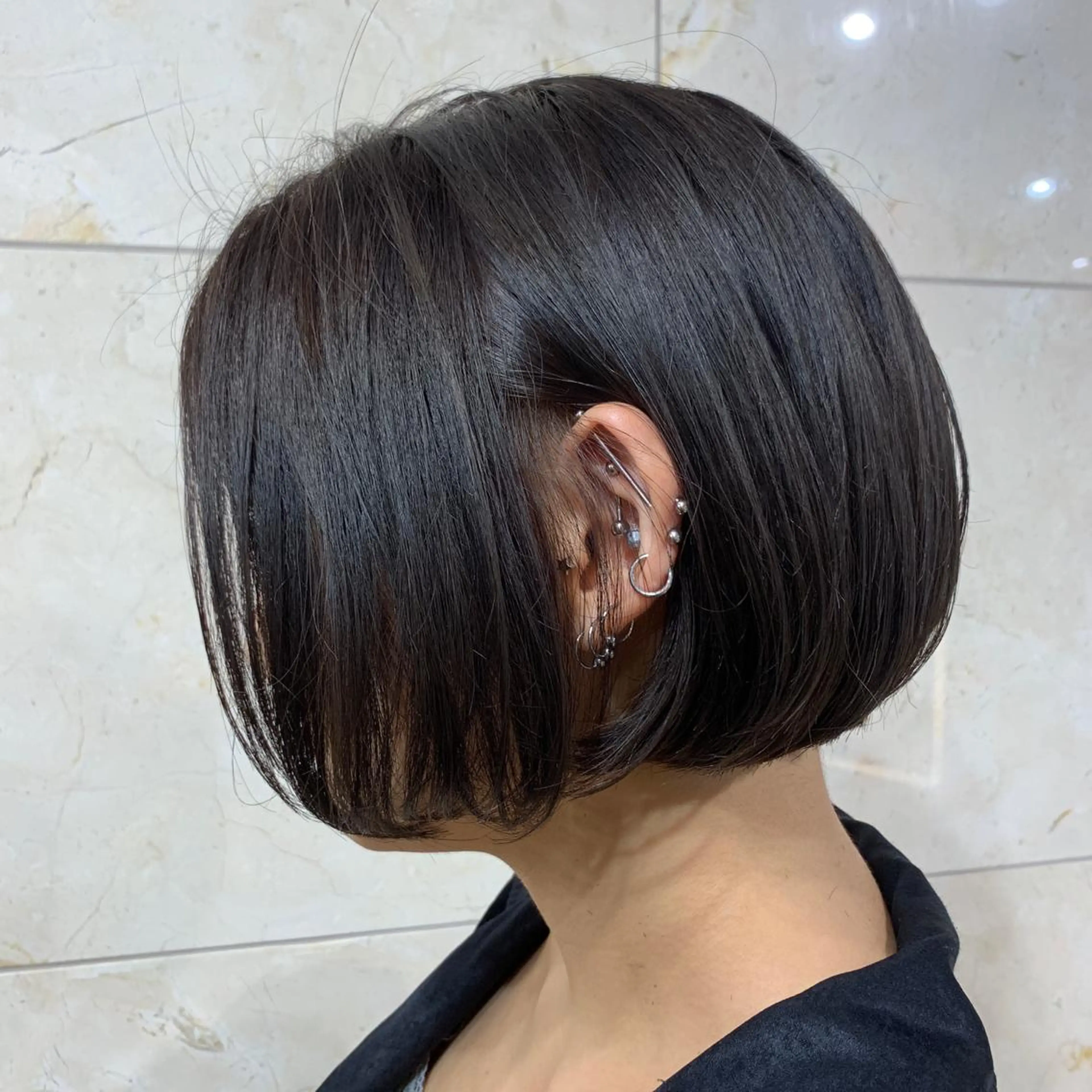 ショート カラー ブリーチ 透明感カラー 清水　仰士 ROW町田のヘアスタイル