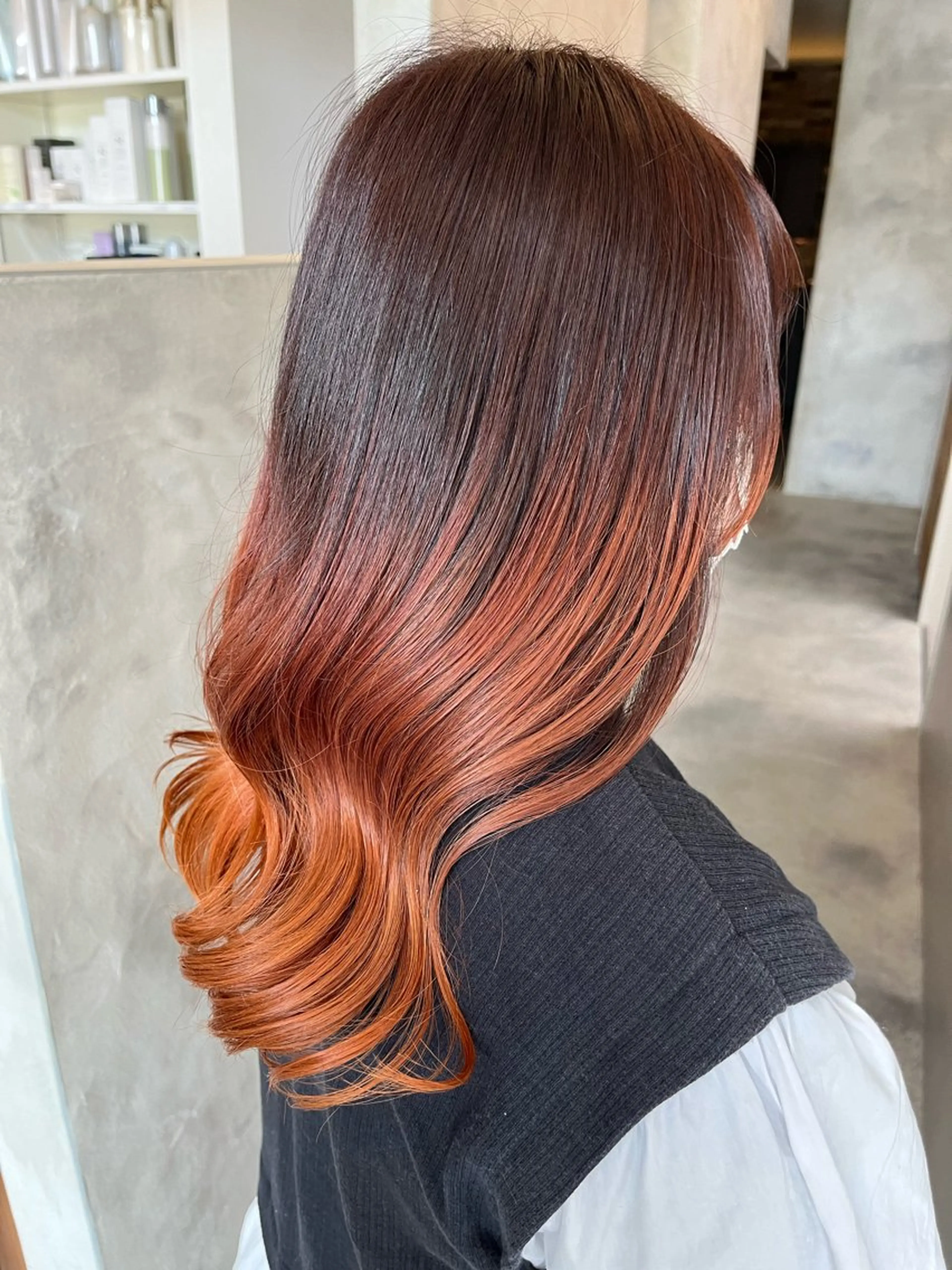 ロング カラー Salon de  COCO所属・Yuka /ツヤカラー✨のヘアスタイル