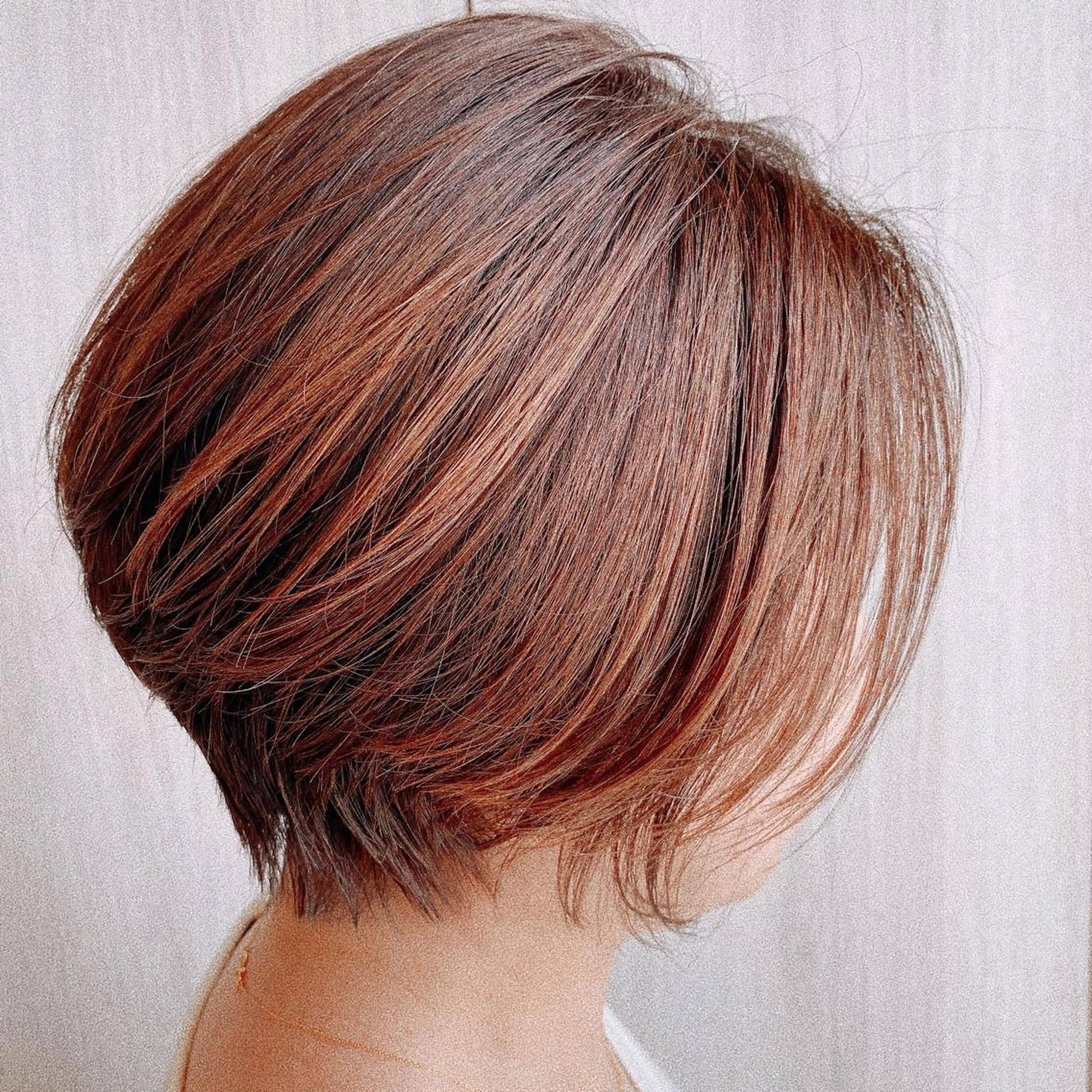 ショートorショートボブ+カラーの写真