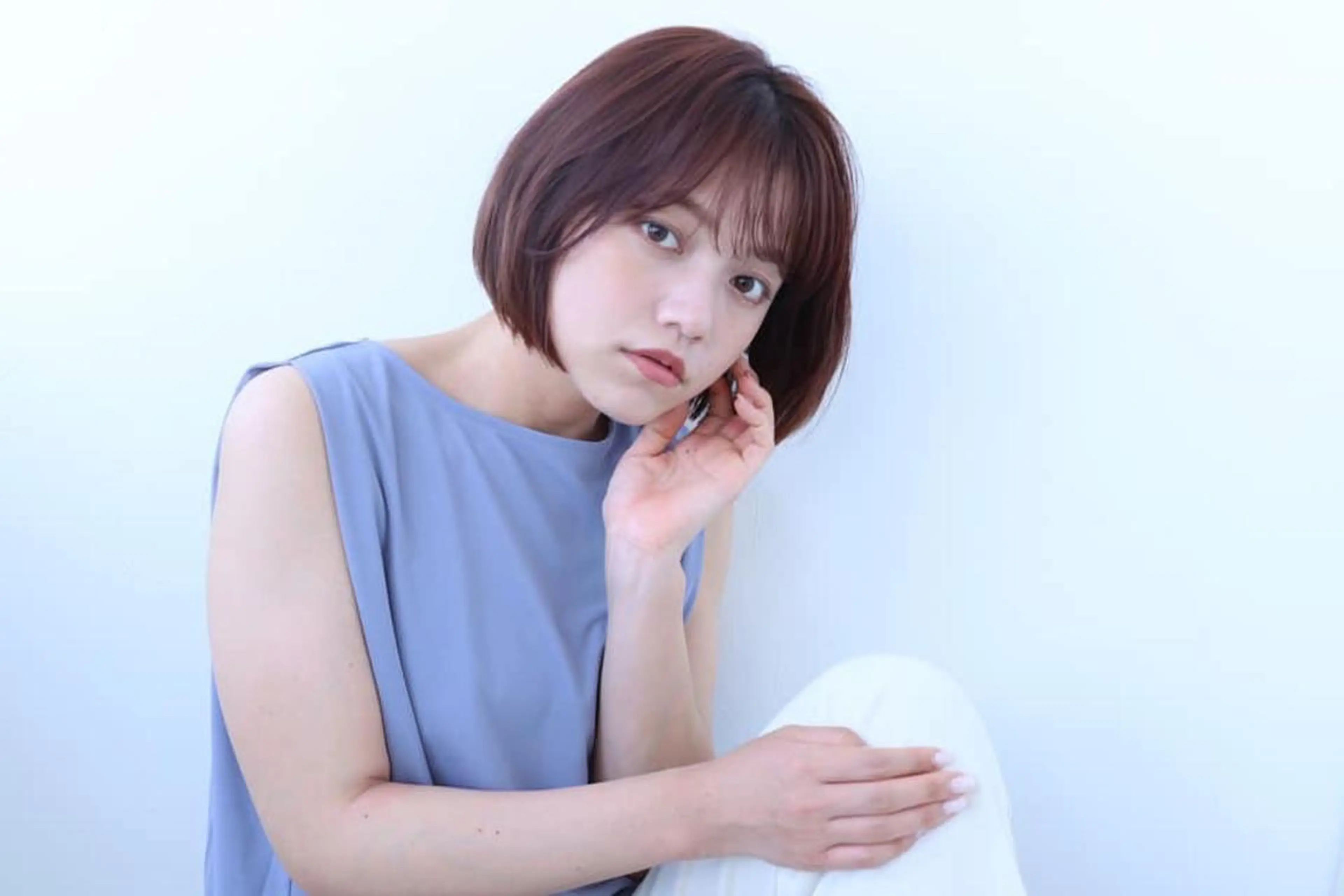 ショート 静岡/草薙パーマ メンズバレイヤージュのヘアスタイル