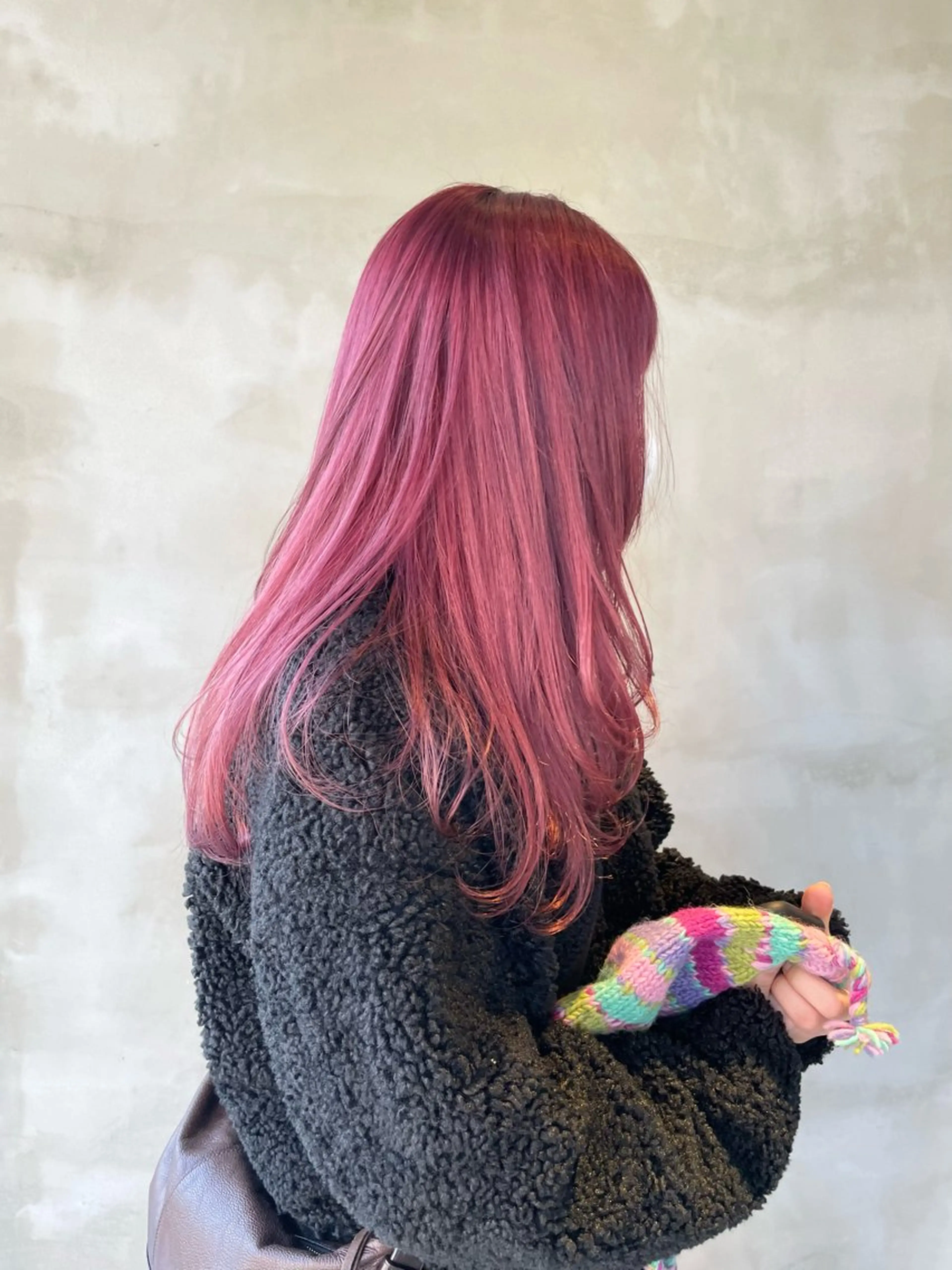 ロング カラー 山田 遥のヘアスタイル