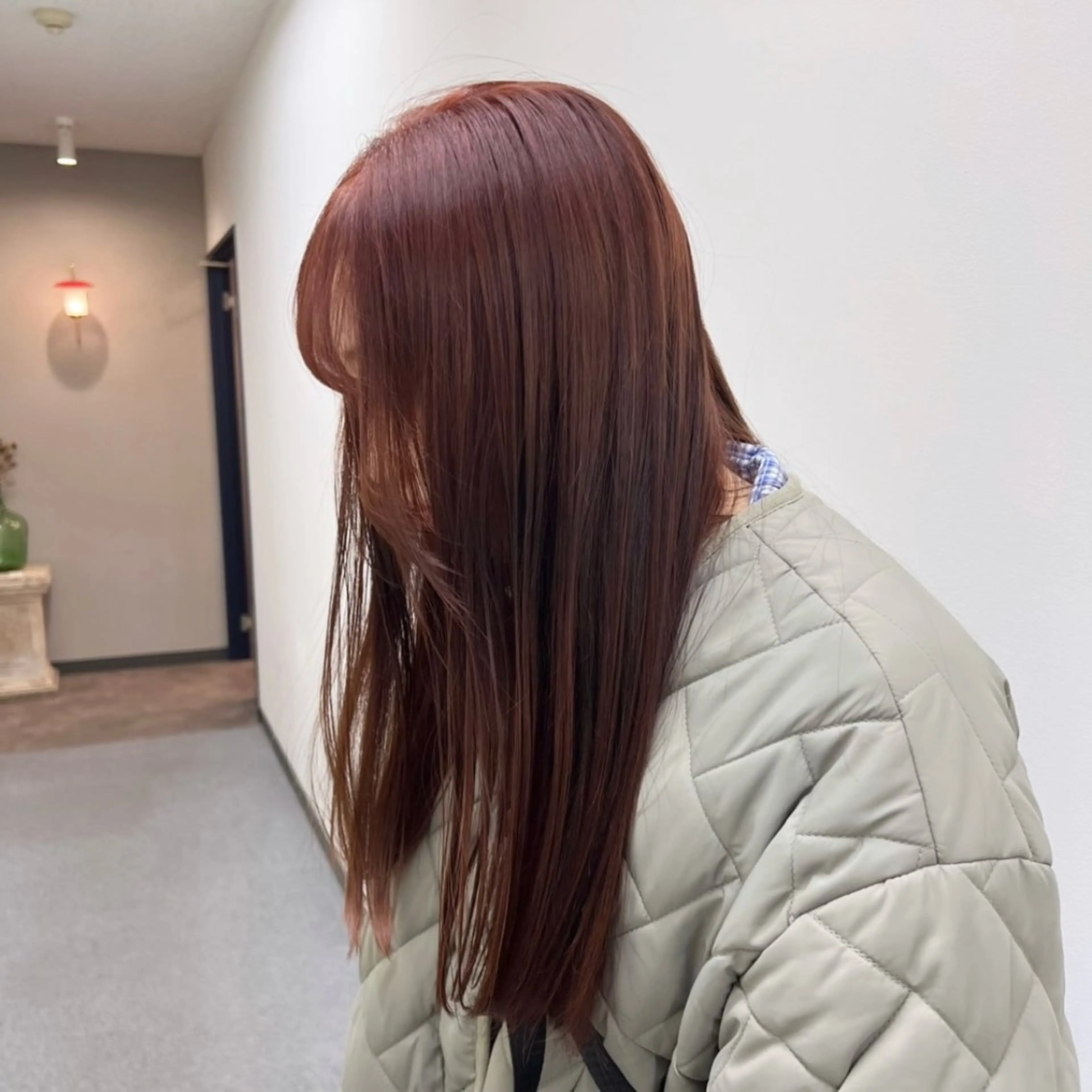 ロング カラー レッドカラー ヘアカラー ...alley所属・❄️透明感カラー / ハイトーン❄️WAOのヘアスタイル