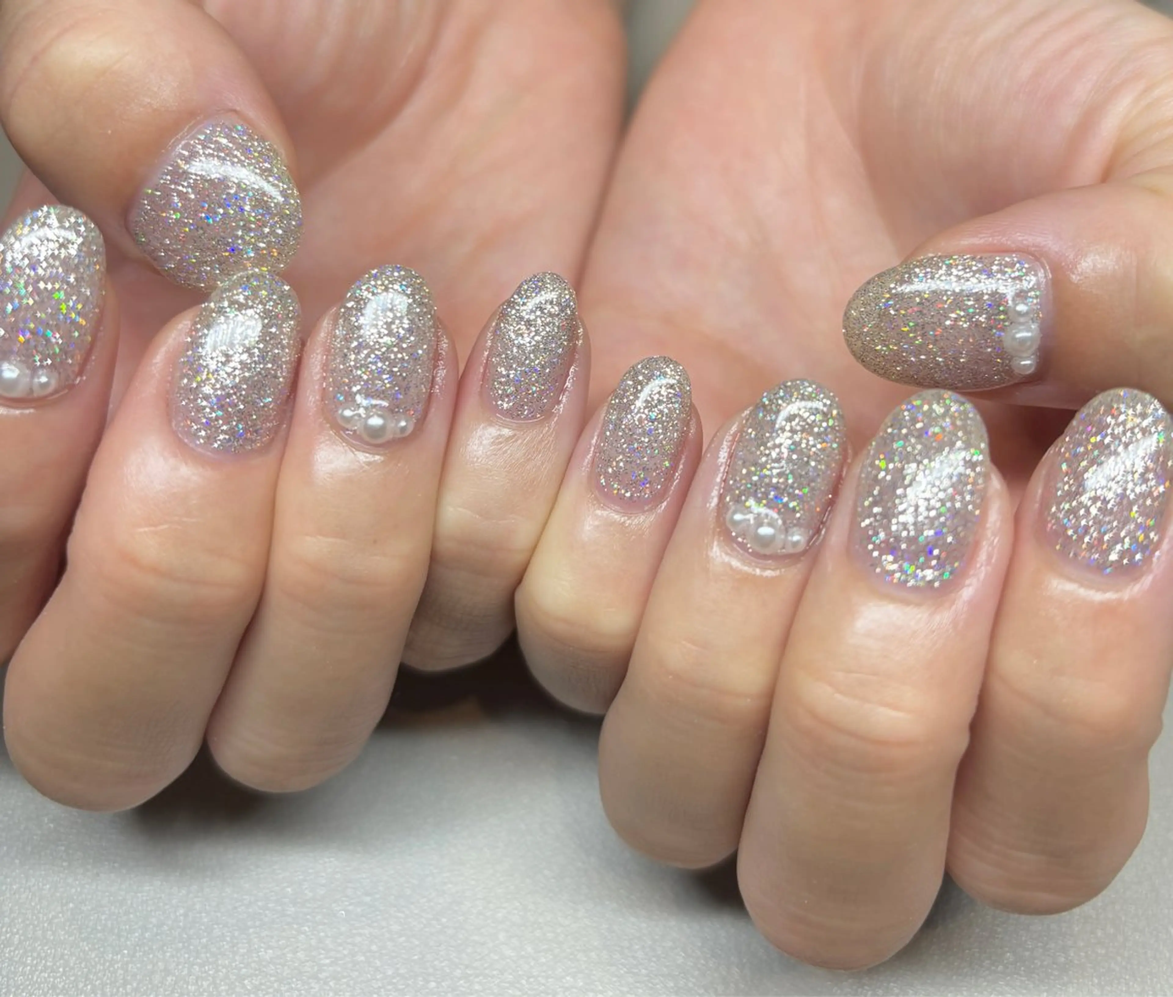 ネイル 長さ出し 持ち込み 春ネイル ハンドネイル N.style所属・Ｎ. styleのネイルデザイン