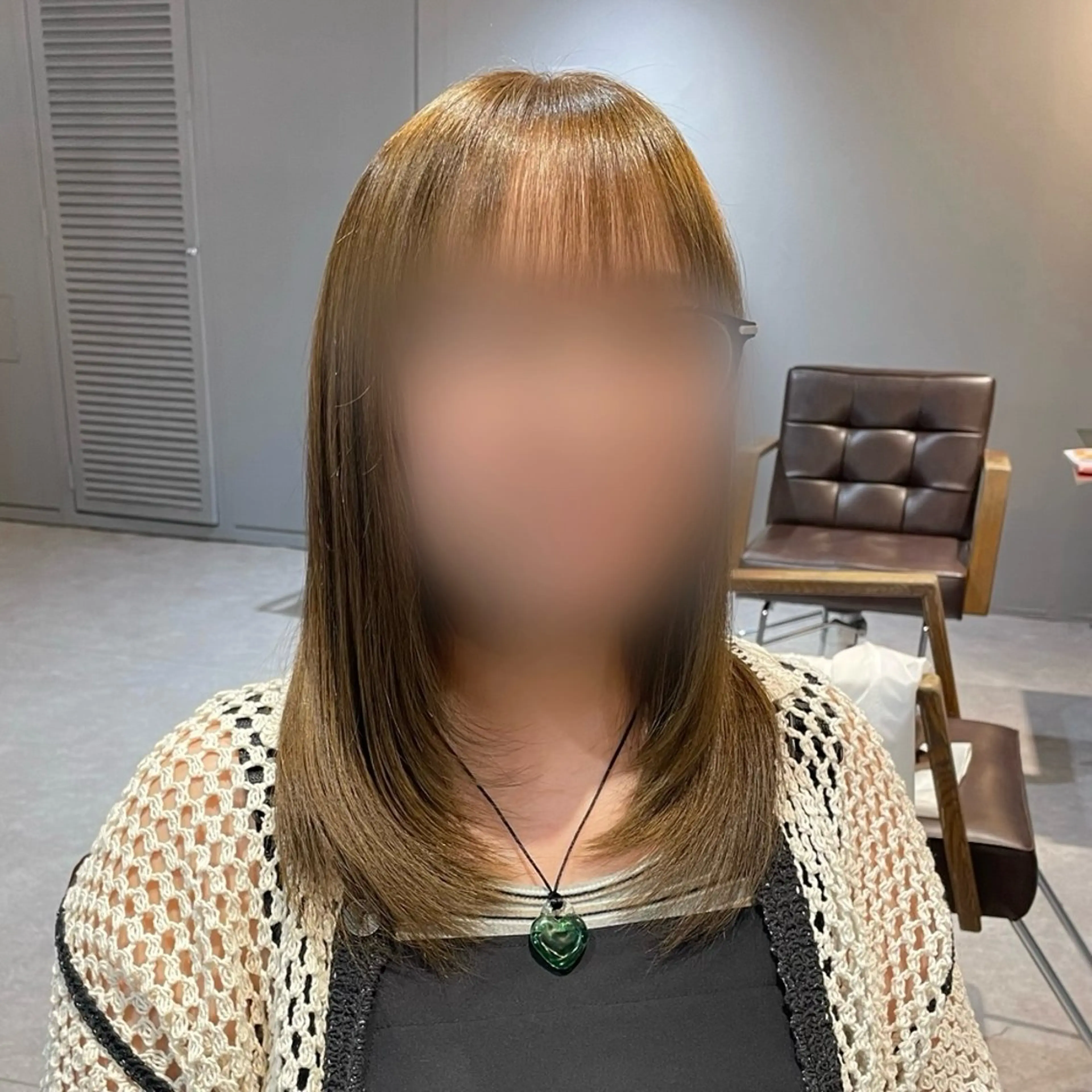 ミディアム Mimi🎀 ブリーチなしＷカラーのヘアスタイル