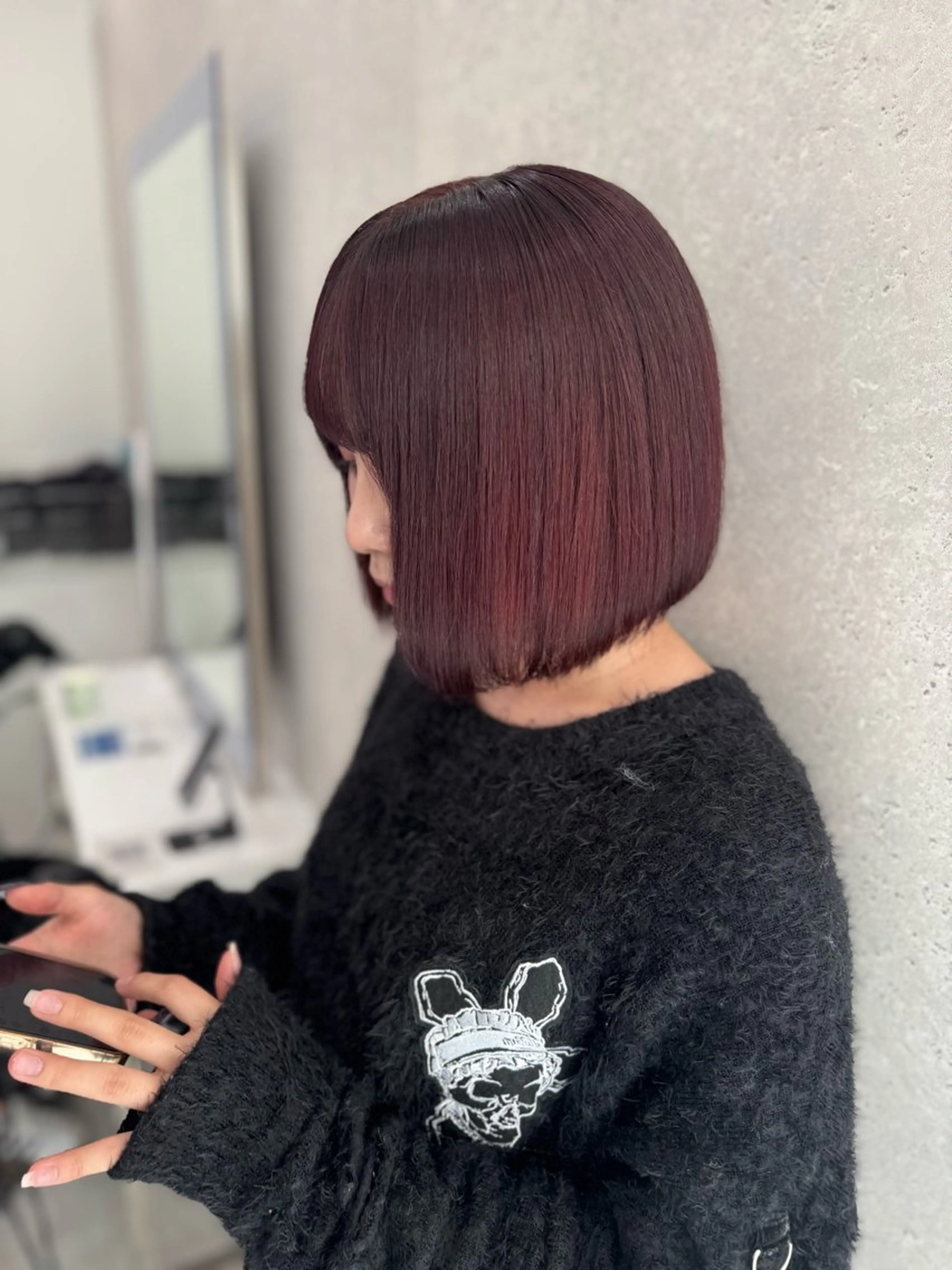 ロング カラー カット ヘアカラー 【直前割】透ける艶髪 ♡ストレートのヘアスタイル