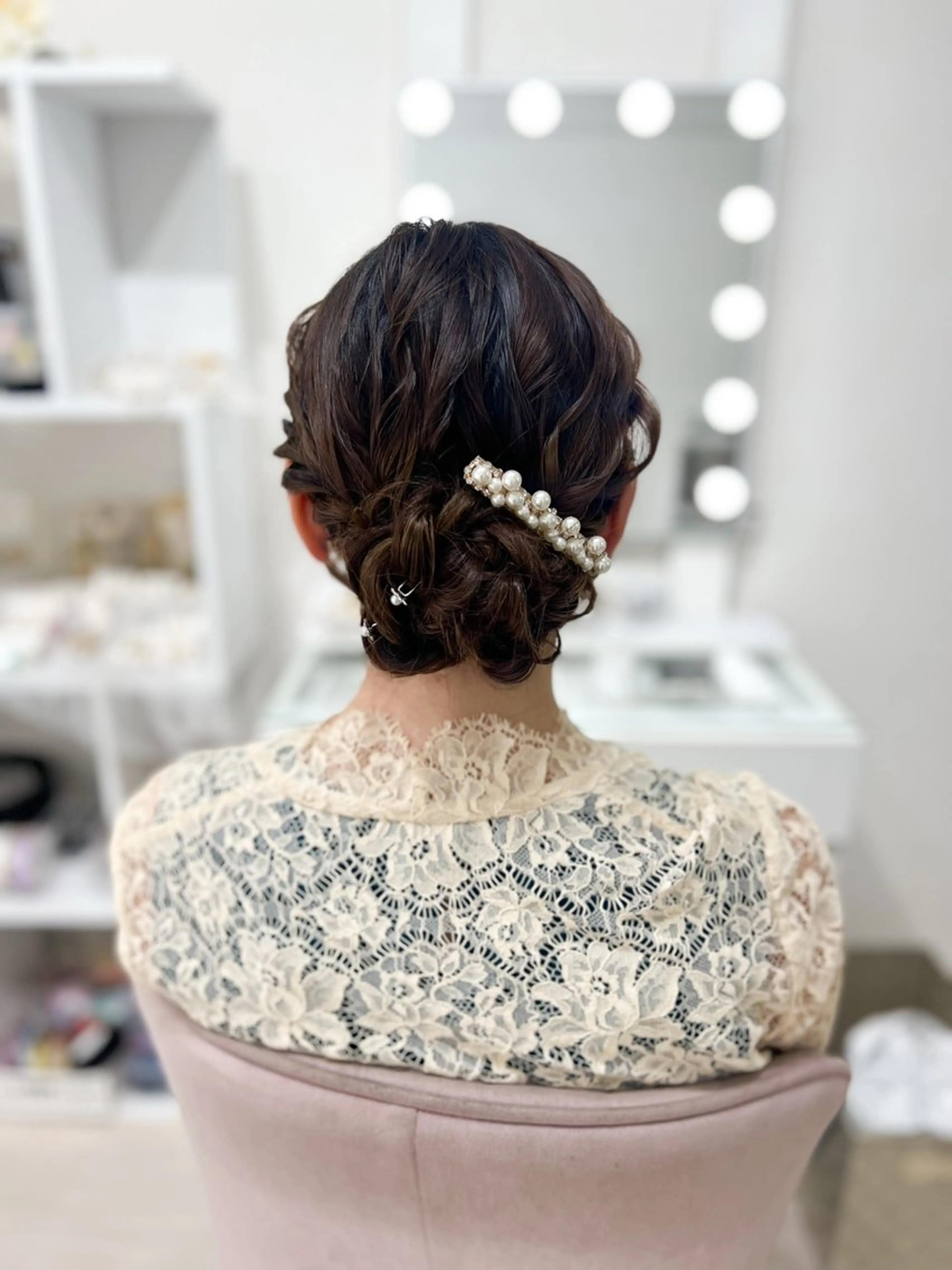 セミロング ヘアセット/金山 佐野 妃都美のヘアスタイル