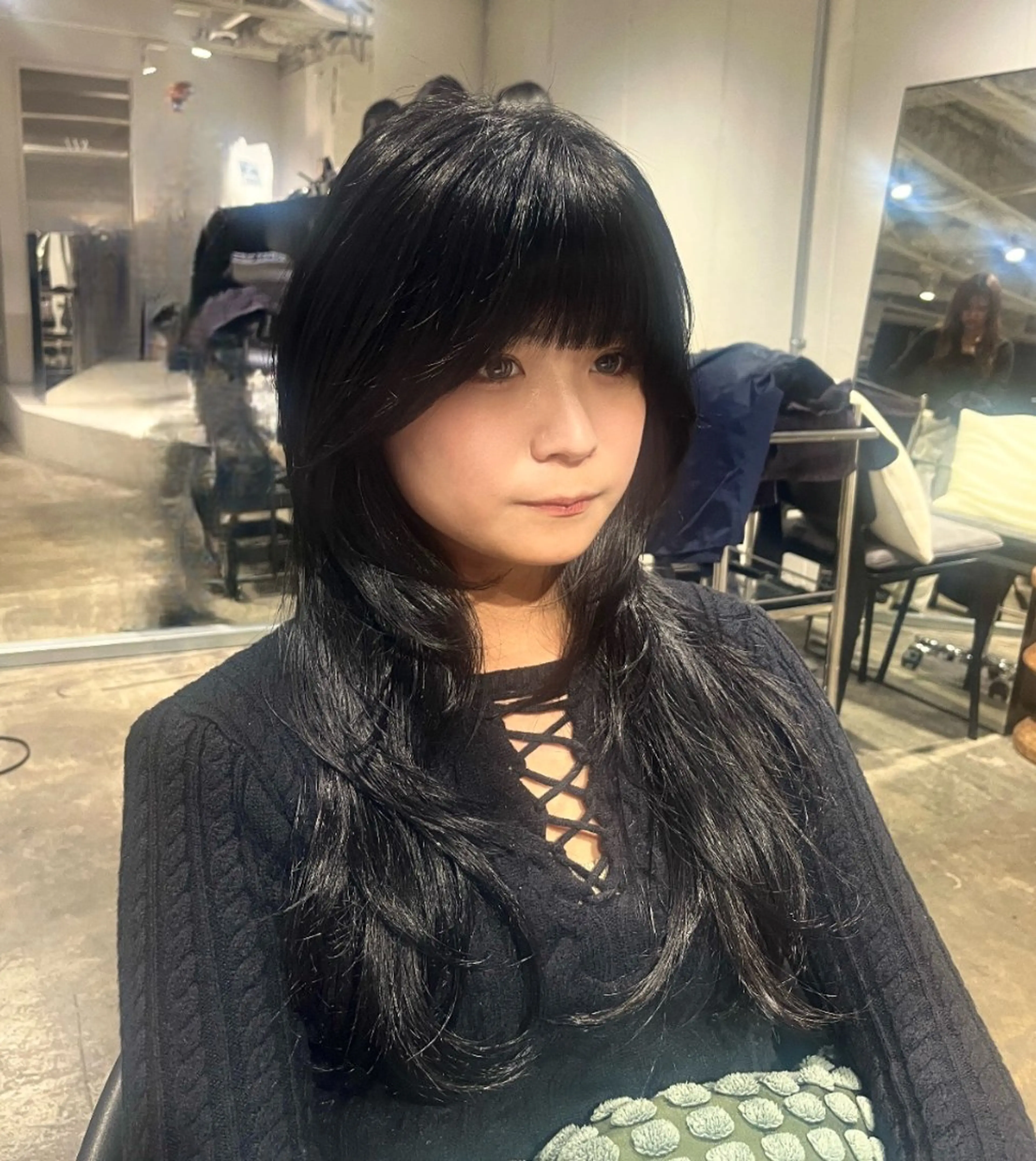 ロング カット ヘアカラー Shion/ レイヤー/髪質改善のヘアスタイル