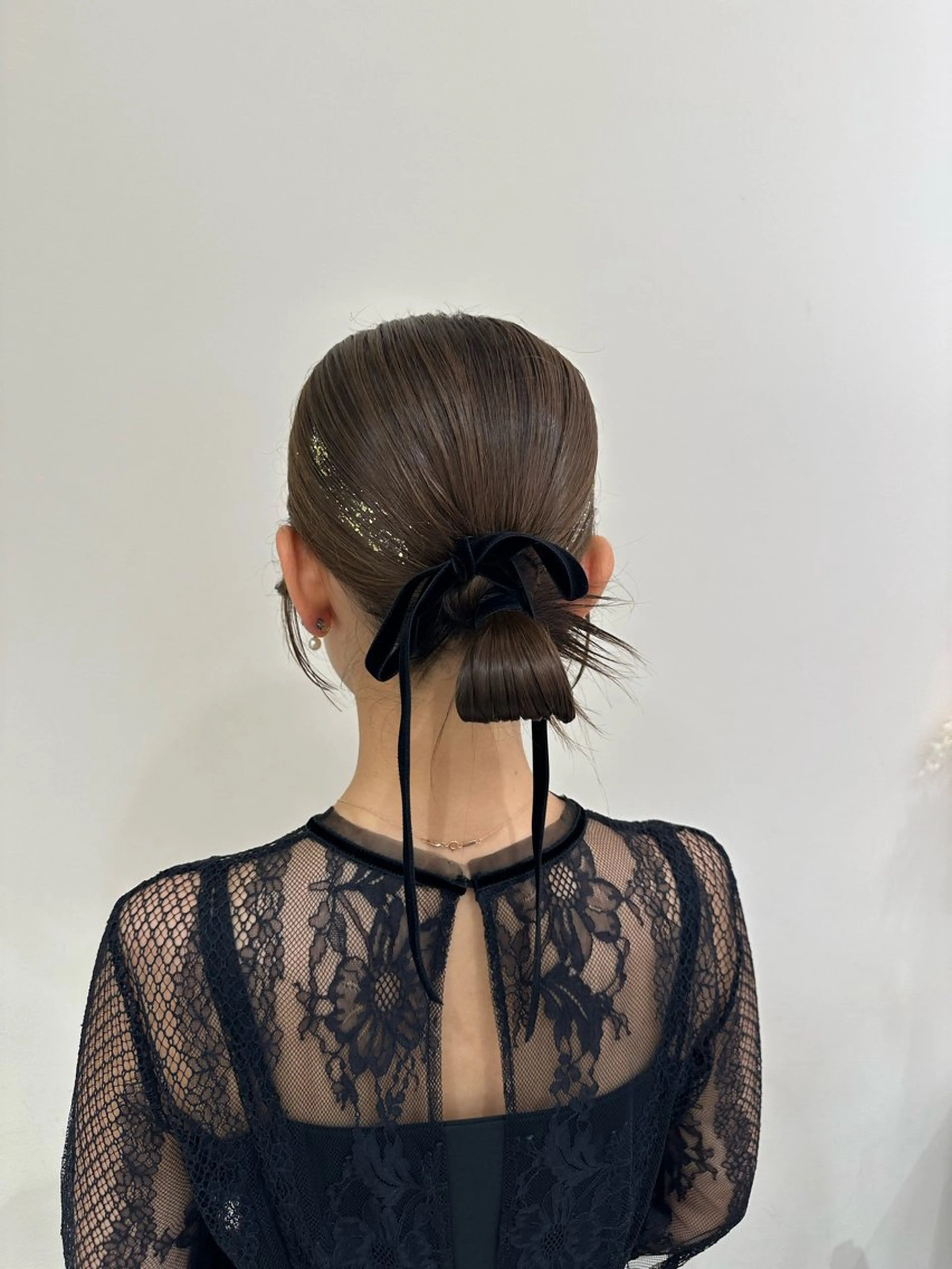 セミロング カラー ヘアアレンジ タイトボブ個性派カラ ーAKANEのヘアスタイル