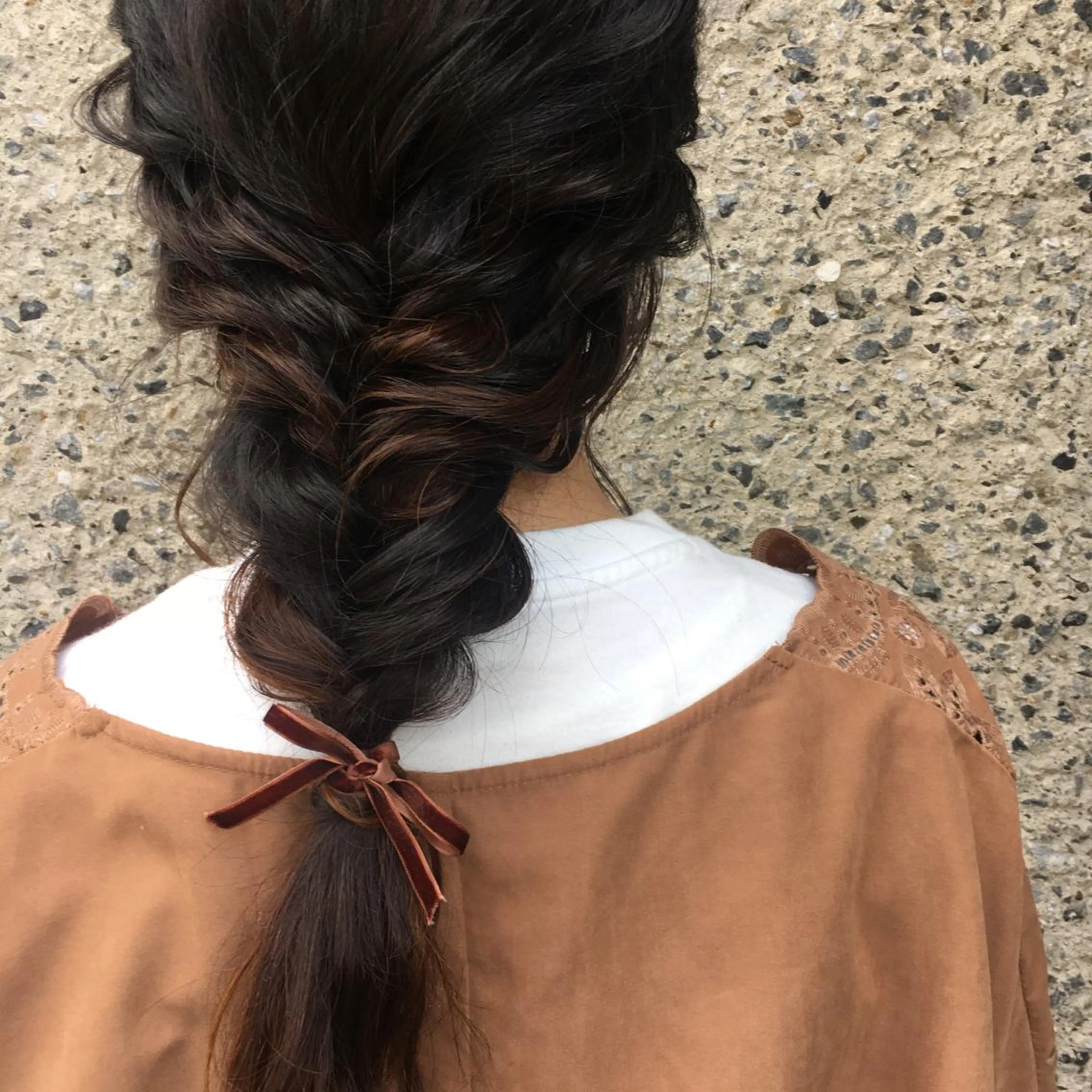 ロング ヘアアレンジ まなべ さくらのヘアスタイル