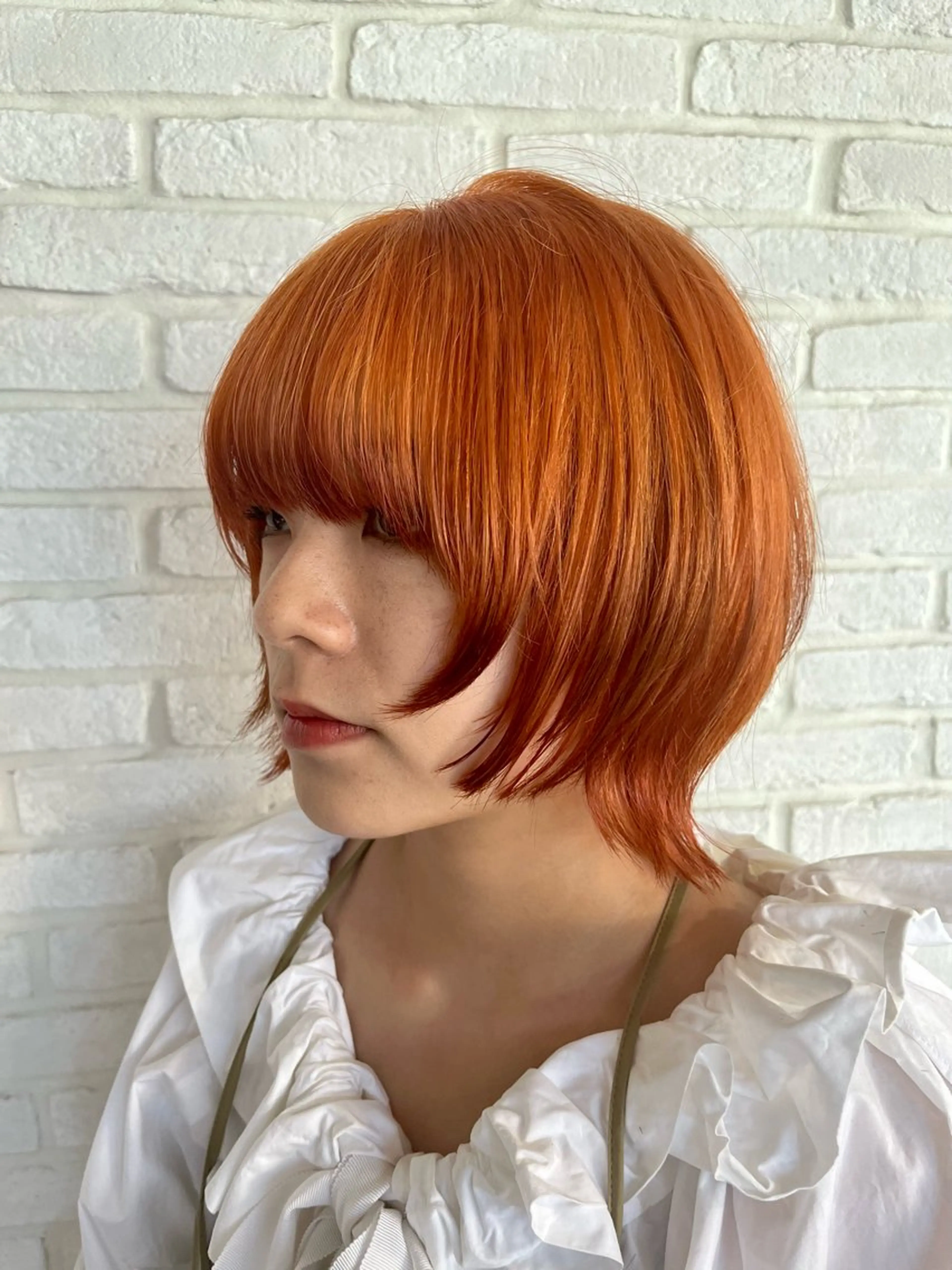 ショート コテ巻きパーマ/韓国 パーマ/佐野のヘアスタイル