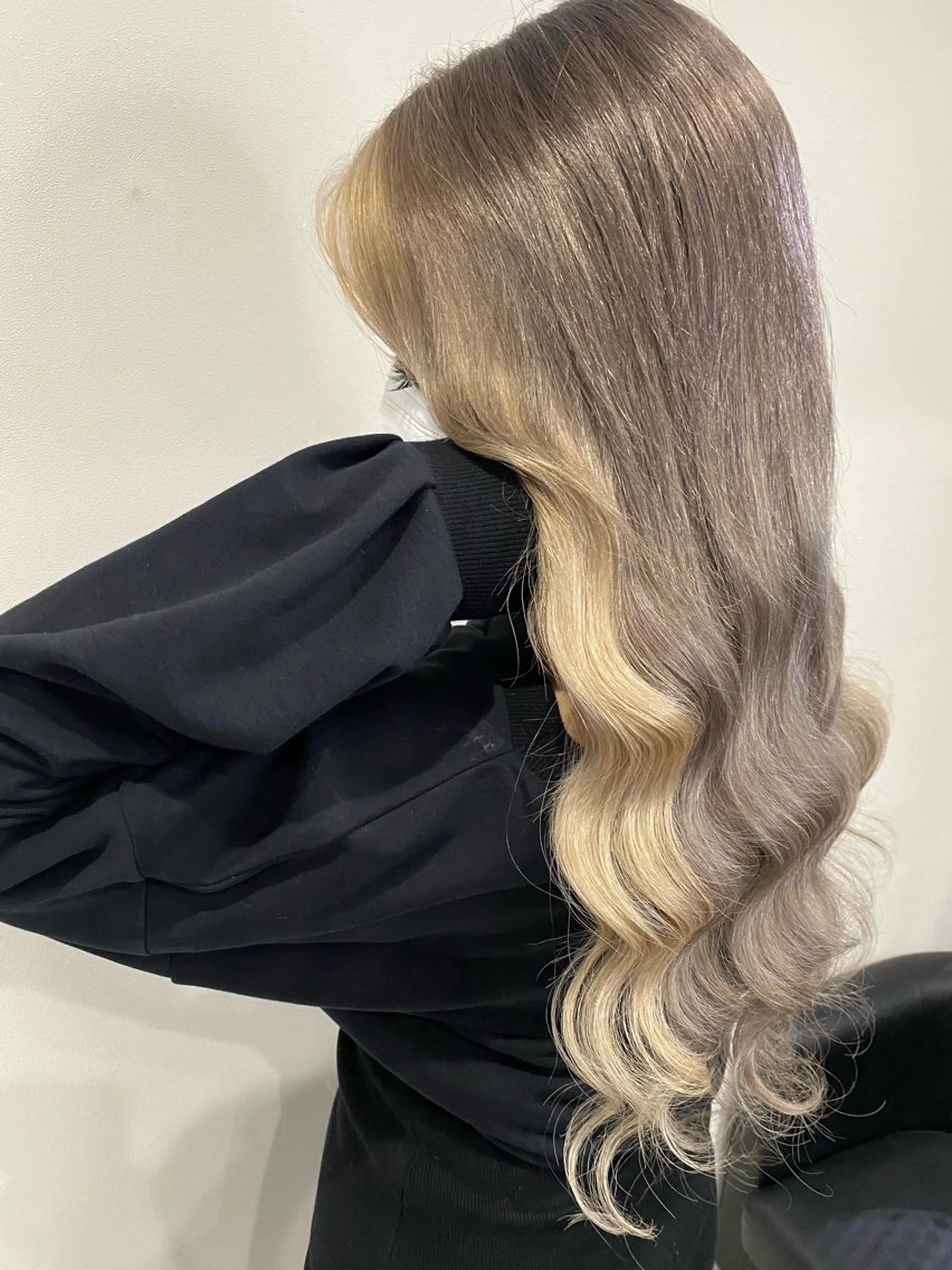 【プルエクステ】ご新規様限定🦋馴染ませカット×ケアカラー×トリートメント×ダイヤモンド毛質80本の写真