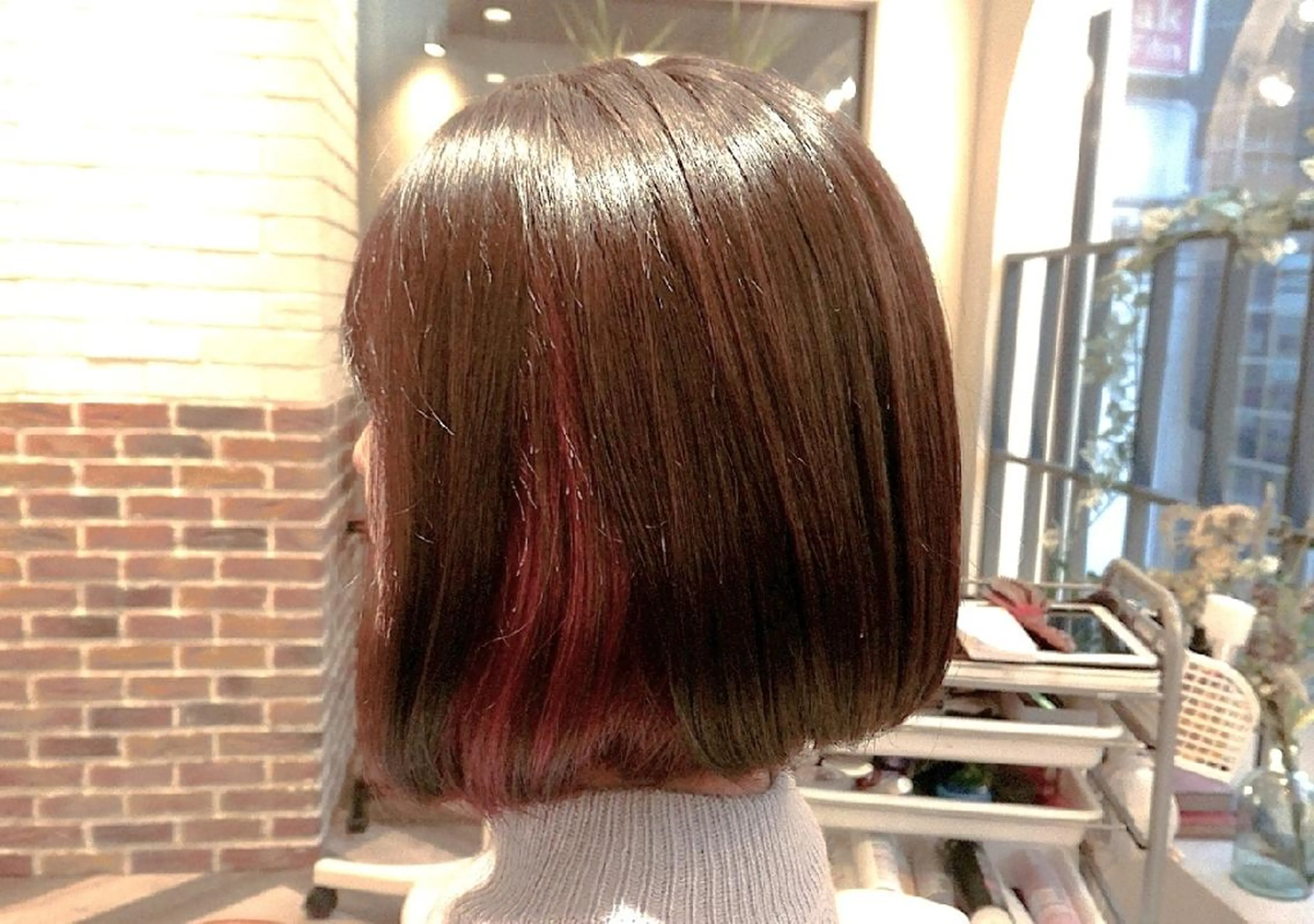 ショート ヘアカラー トリートメント 渡辺 康行のヘアスタイル