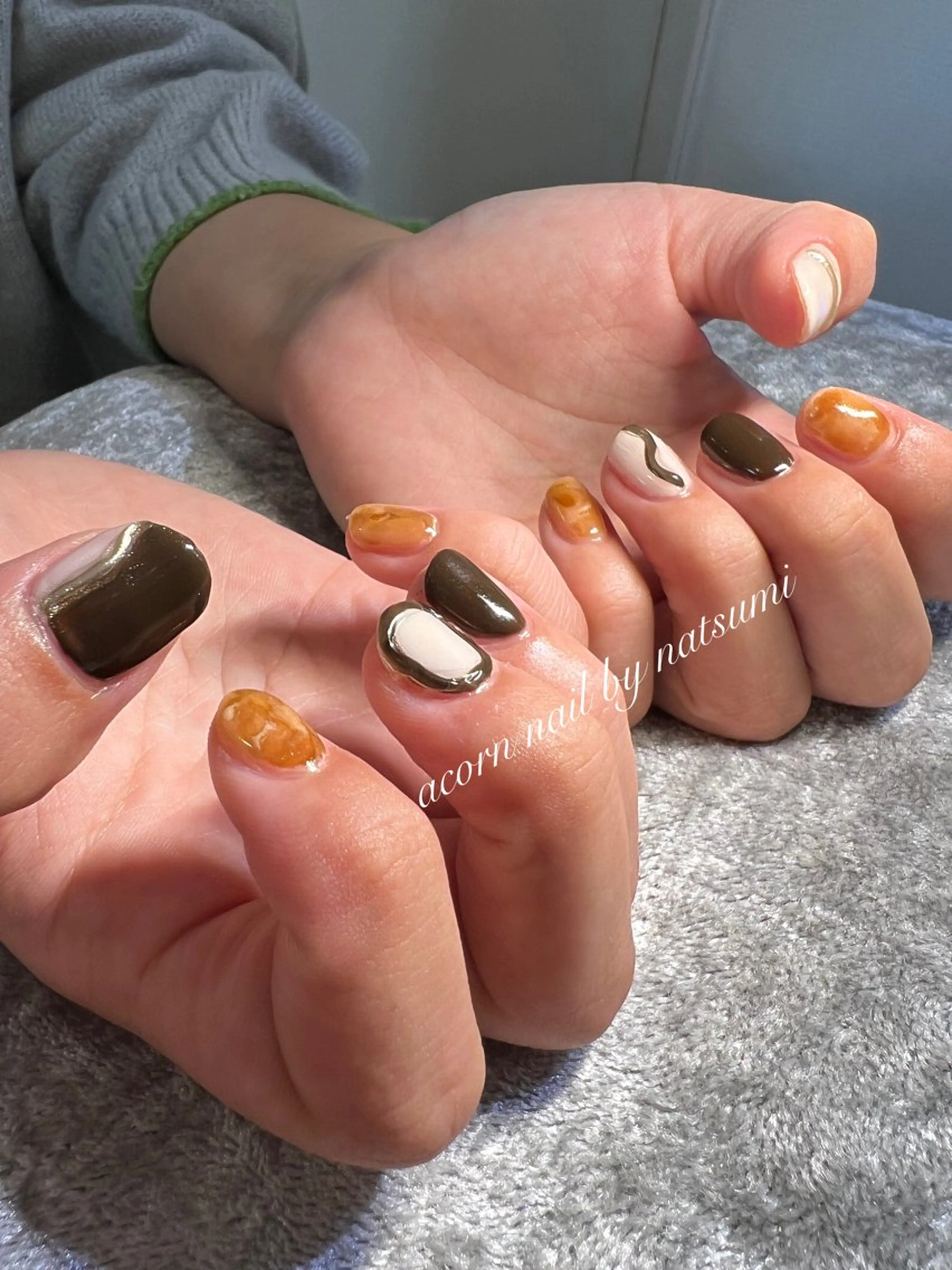 ネイル ラメ(グリッター) 個性派ニュアンス nuts nail所属・【池袋】nuts nail なつみのネイルデザイン