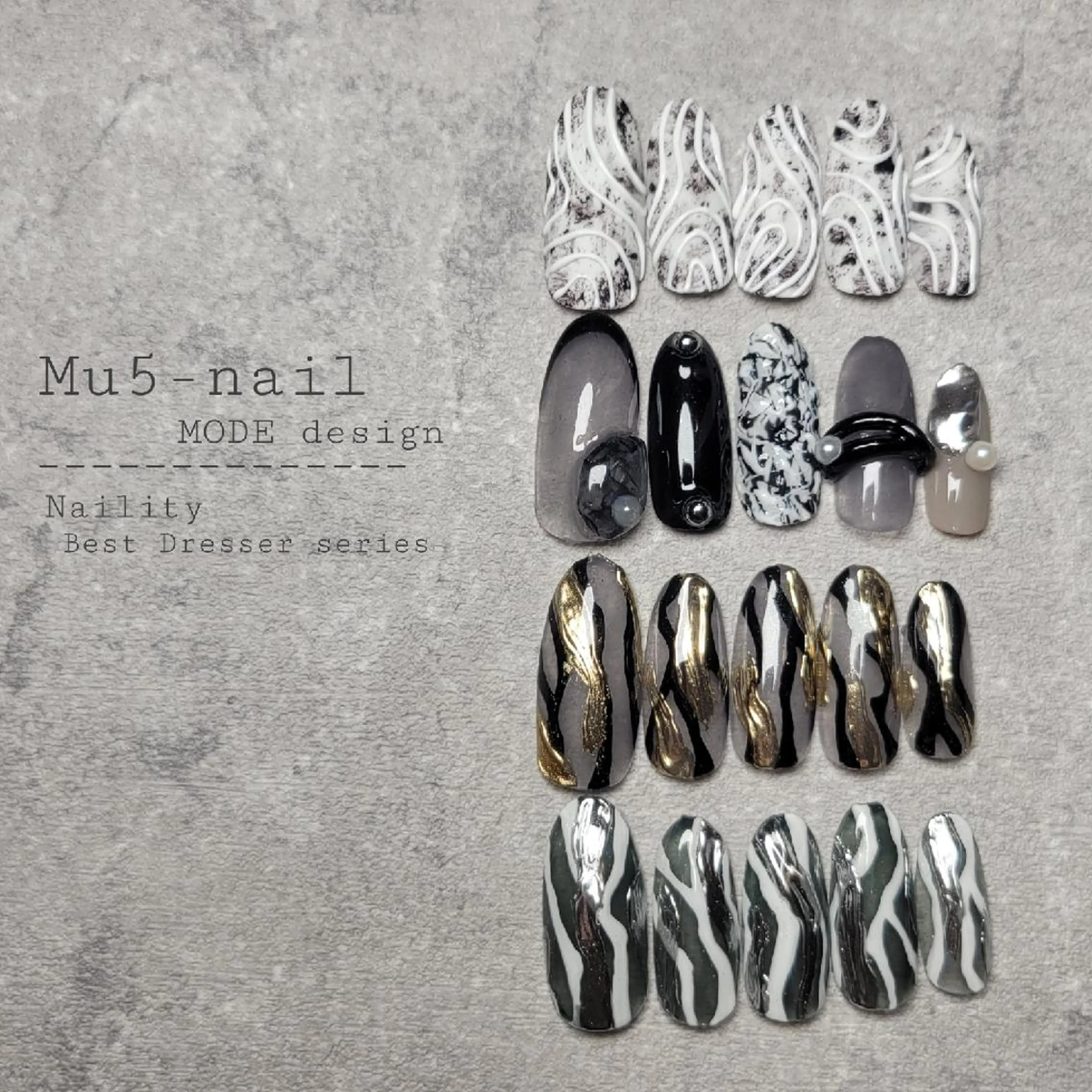 ネイル MU5-nail 金山ネイルサロンのネイルデザイン