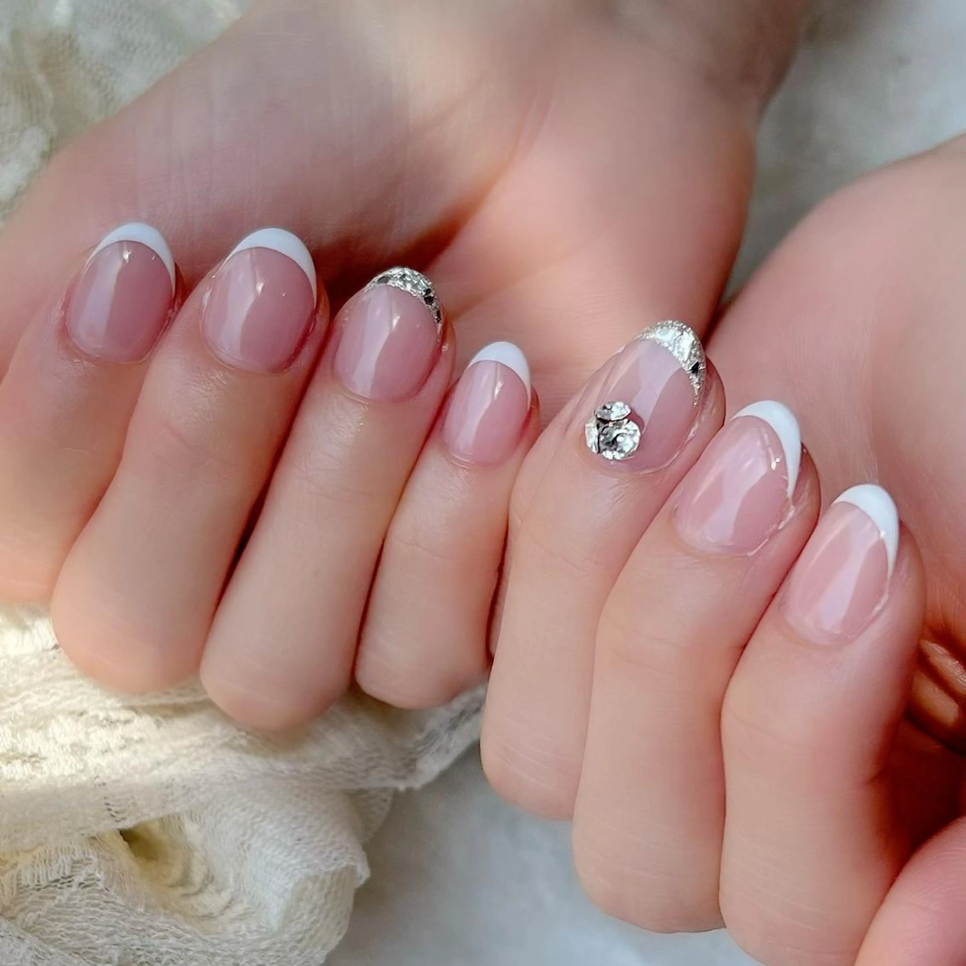 【ハンド】10本フレンチネイルコースの写真